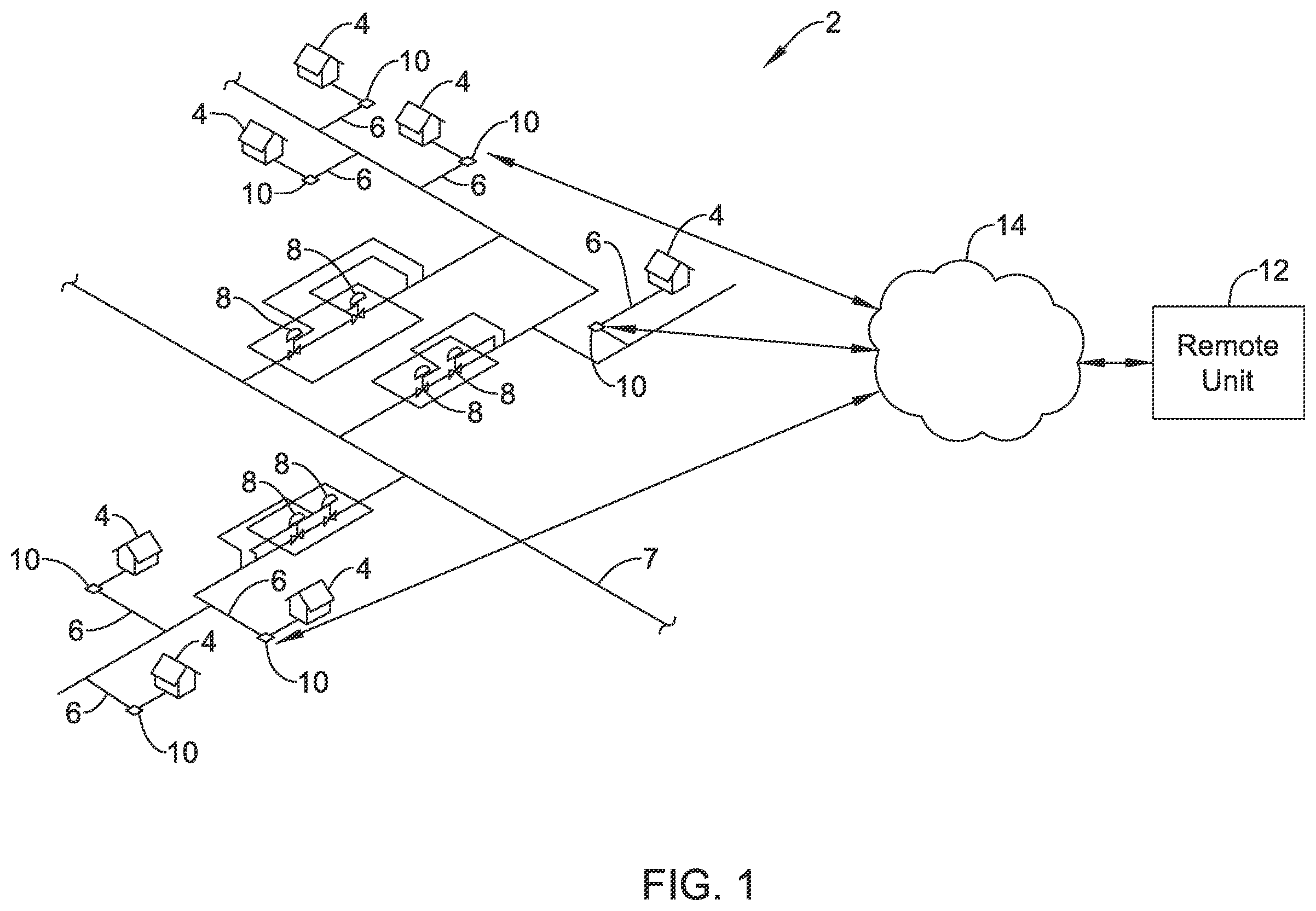 Patent US11815388 — Method and system for timely detecting gas pressure irregularities using a gas meter in a power efficient manner — Figure 1