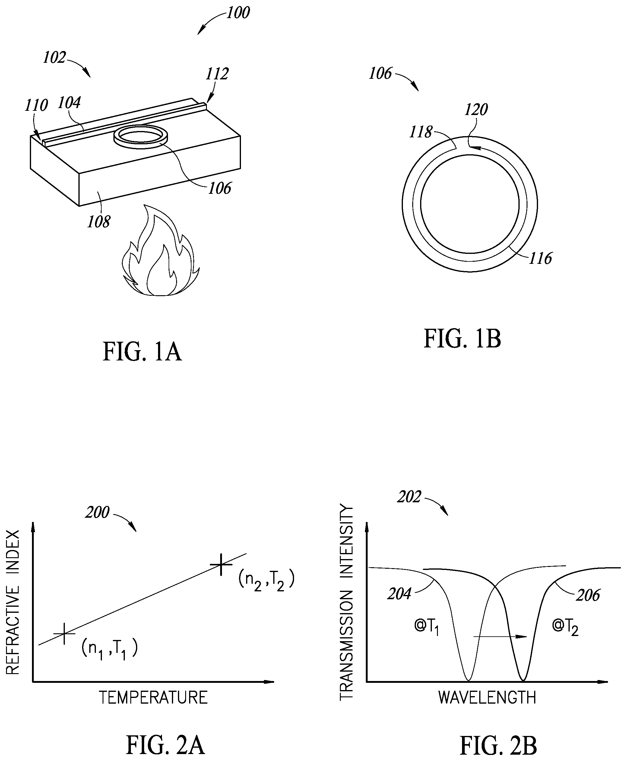 Patent US11815405 — Photonic device using resonator differencing technique — Figure 1