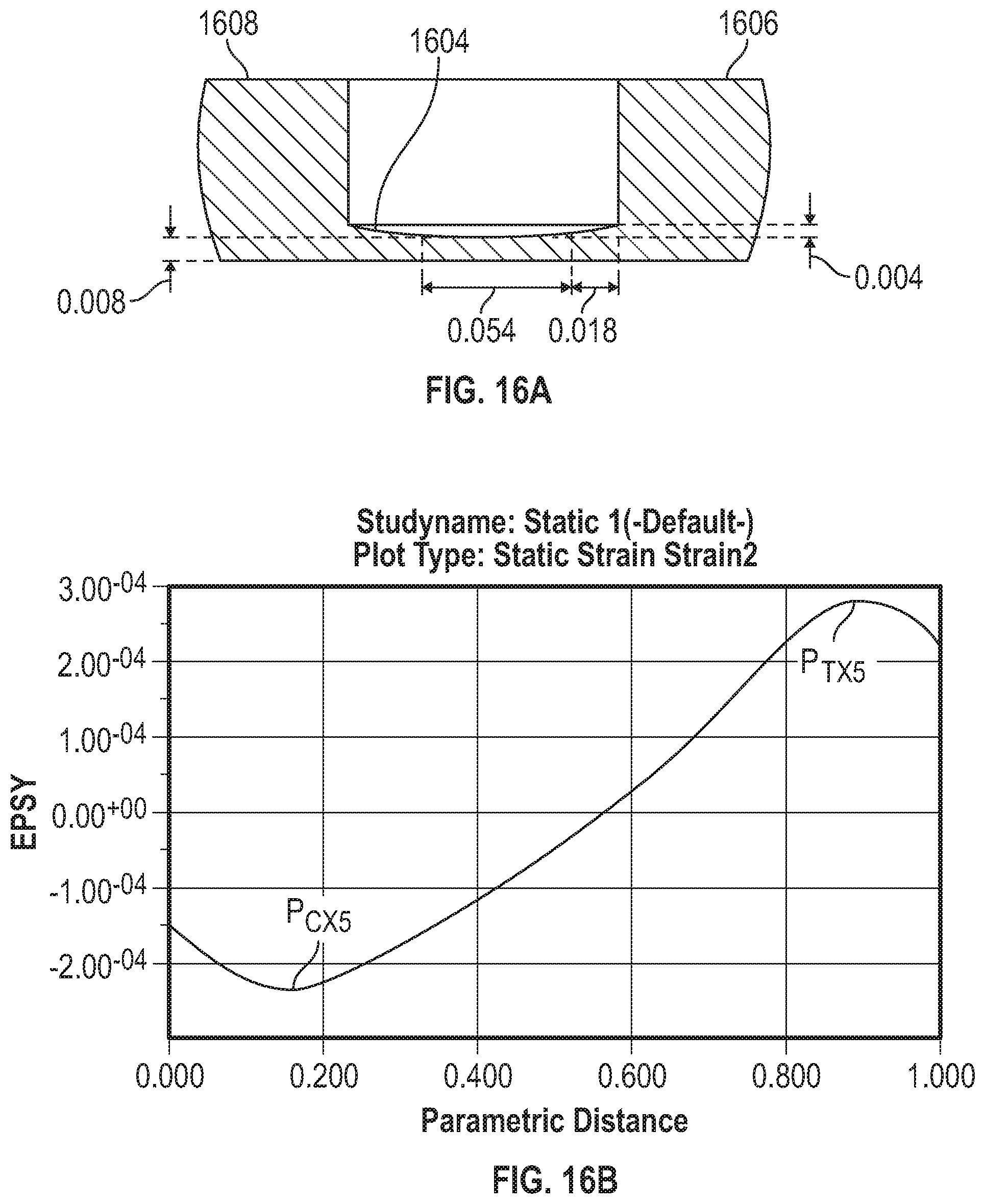 Patent US11815412 Figure 14 – Strain sensor with contoured deflection surface