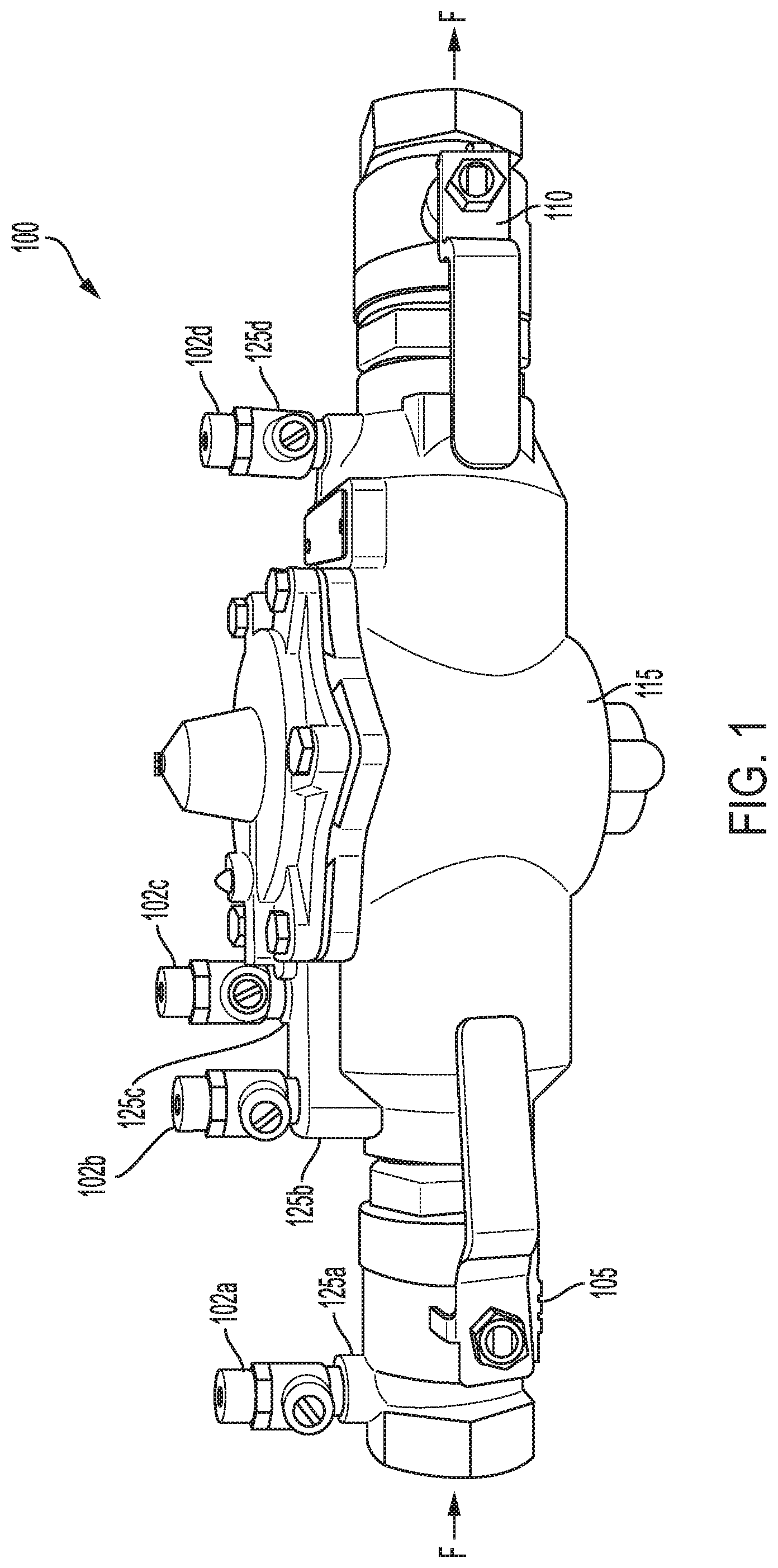 Patent US11815424 — Backflow prevention system test cock with a fluid sensor — Figure 1