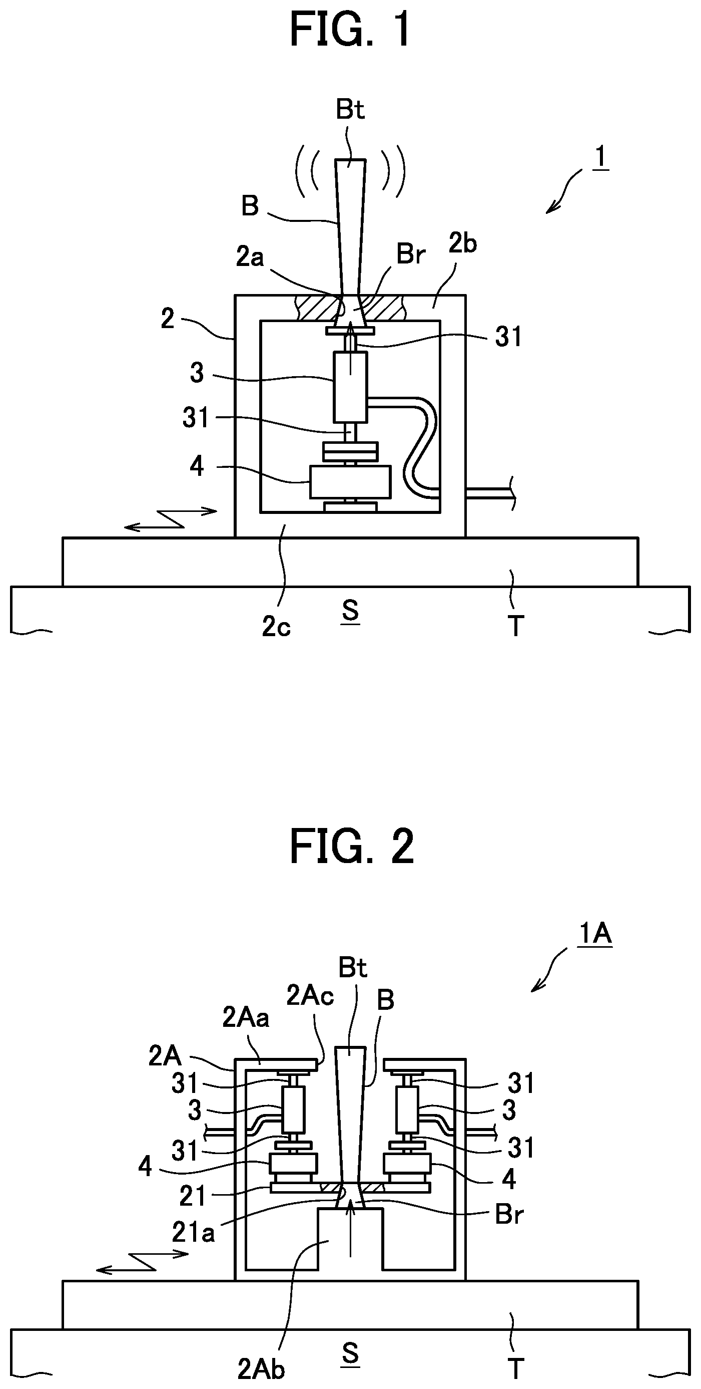Patent US11815425 Figure 1 – Jig for vibration test of rotor blade