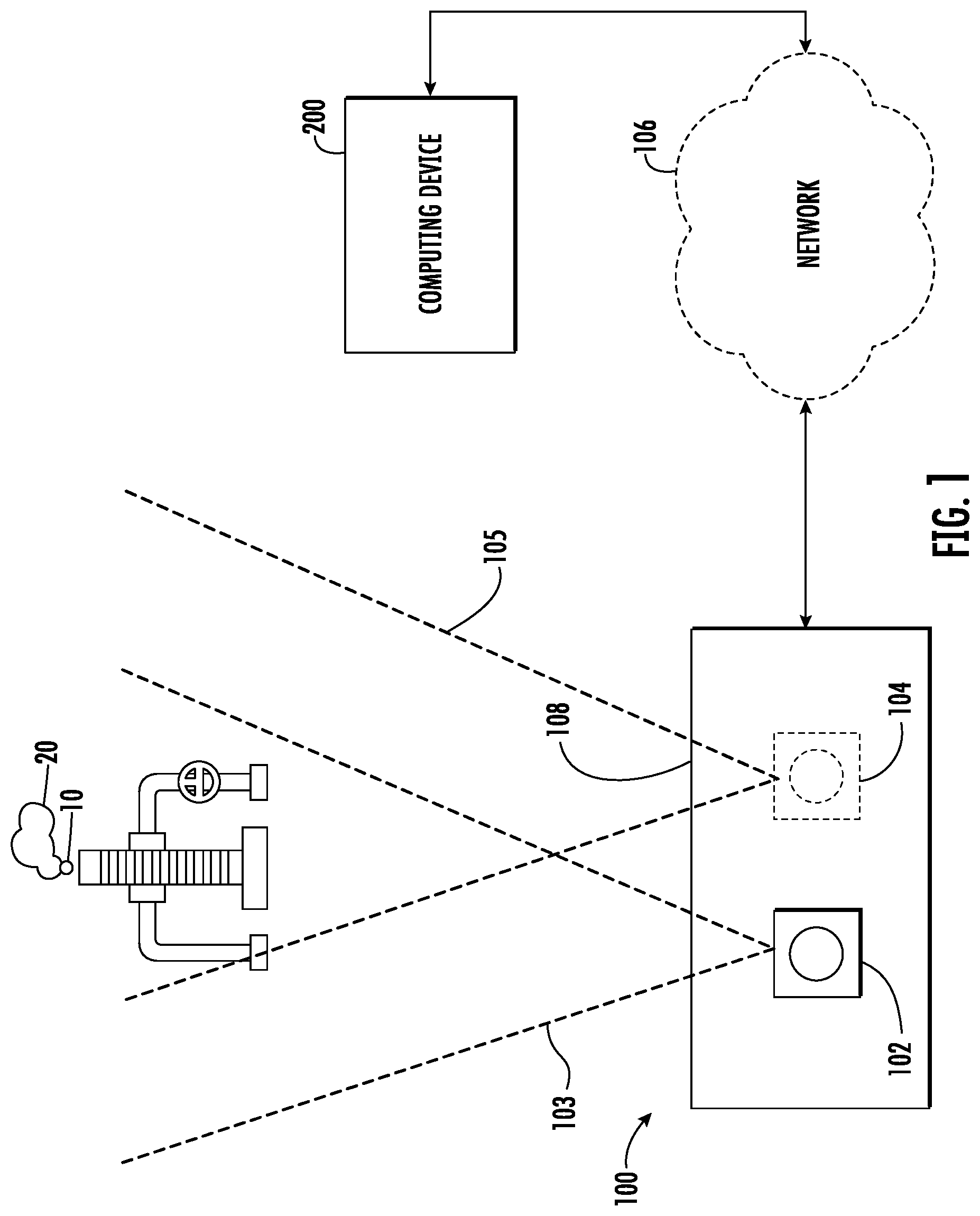 Patent US11815427 — Systems, methods, and computer program products for recursive hyperspectral imaging — Figure 1
