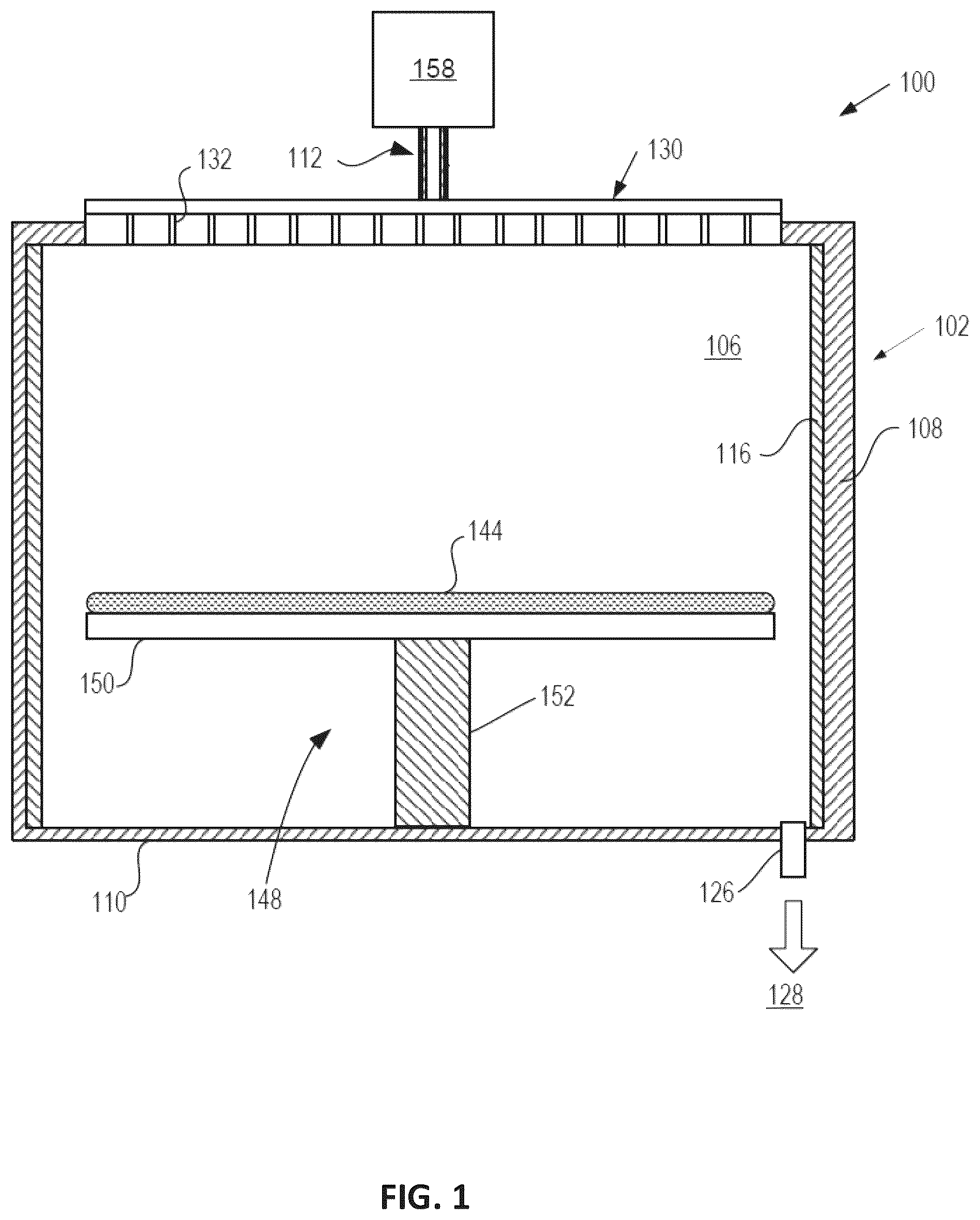 Patent US11815436 Figure 1 – Detection of surface particles on chamber components with carbon dioxide