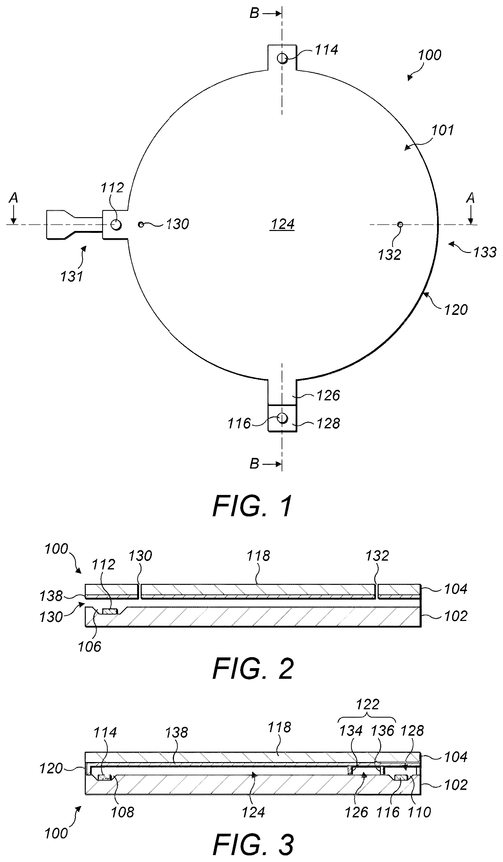 Patent US11815452 — Gas sensor device and method of manufacturing the same — Figure 1