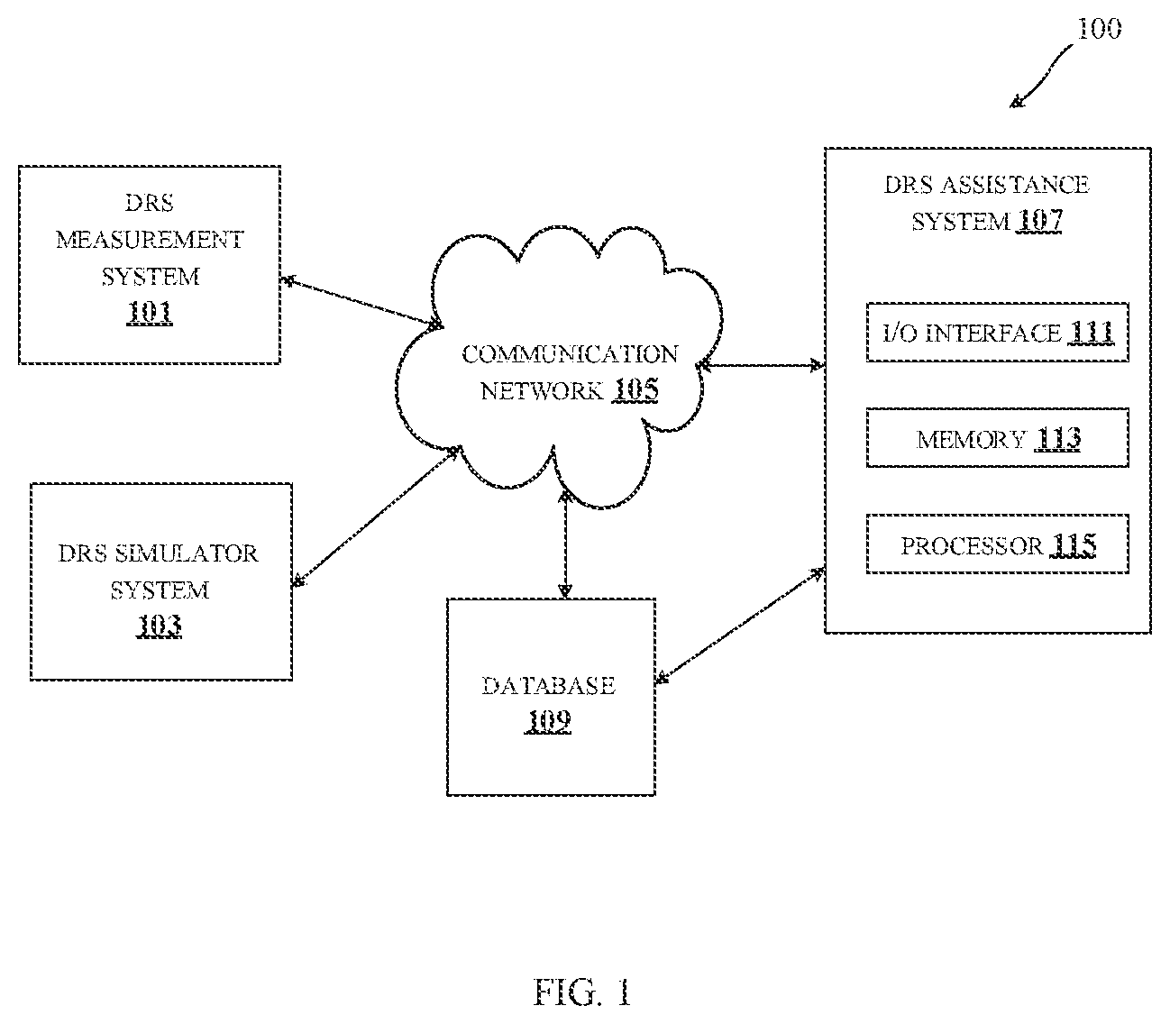 Patent US11815454 — Method and system for optimizing Monte Carlo simulations for diffuse reflectance spectroscopy — Figure 1