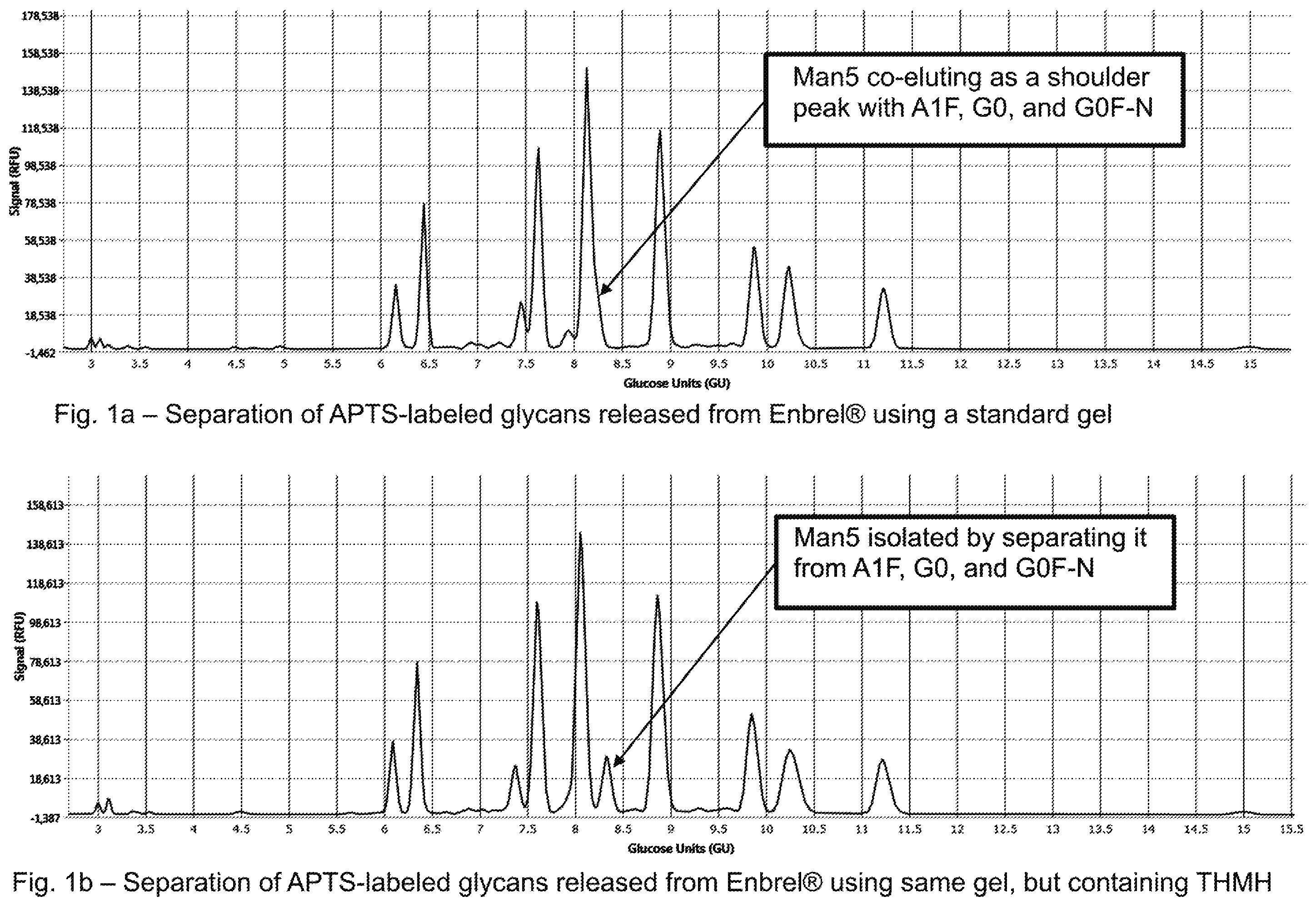 Patent US11815488 — Use of tri- and tetra-hydroxyl quaternary ammonium compounds as resolving agents for electrophoretic separations — Figure 1