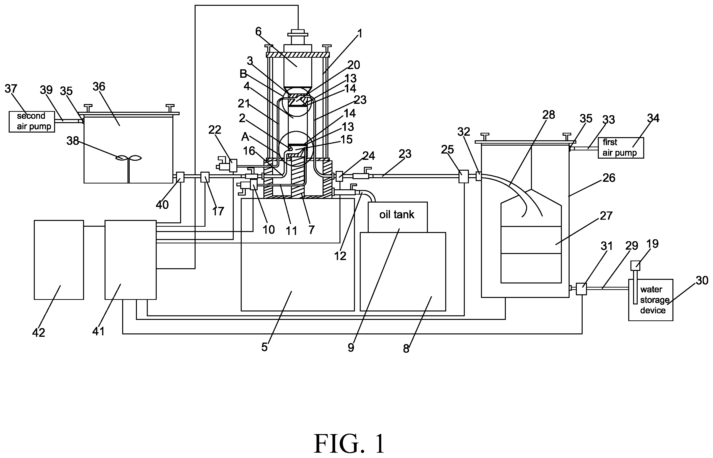 Patent US11815497 — Triaxial test apparatus for measuring eroded soil particle under action of seepage force — Figure 1