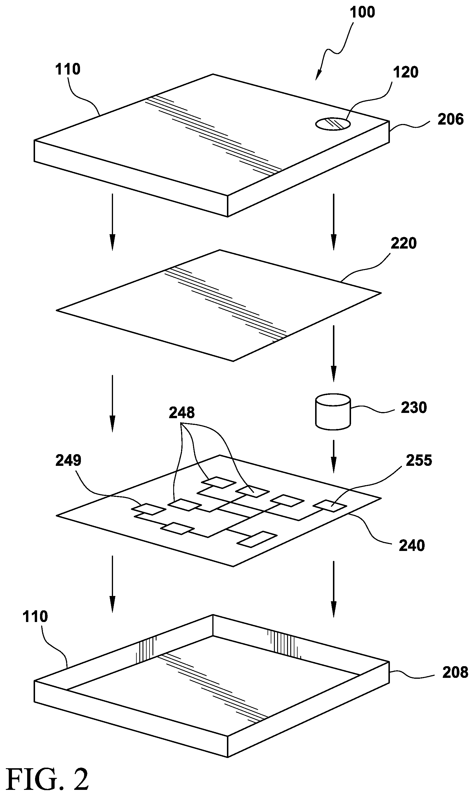 Patent US11815505 Figure 2 – Sensor device, and systems and methods for obtaining and providing information relating to concrete mixtures and construction projects