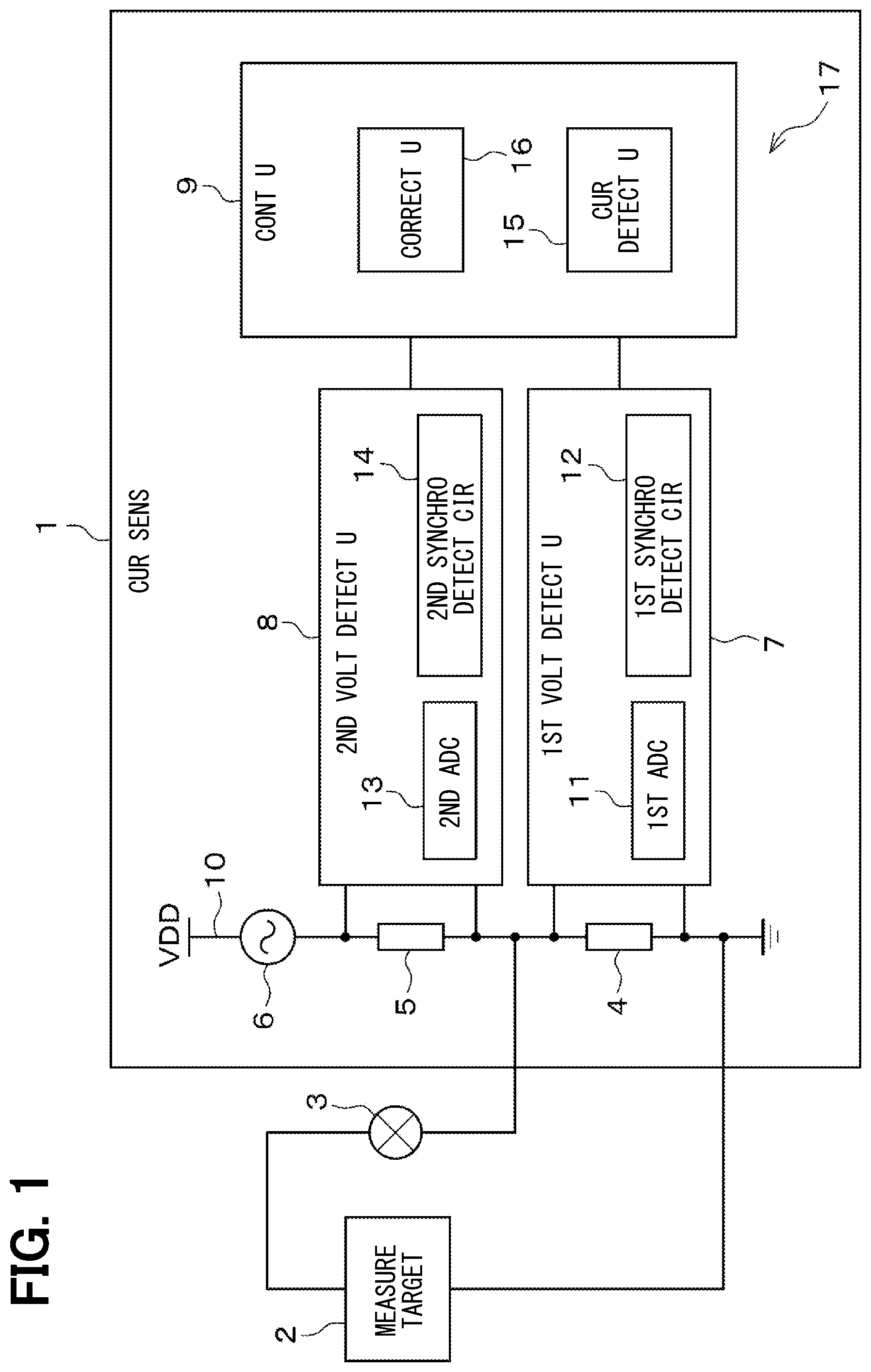 Patent US11815531 — Current sensor — Figure 1