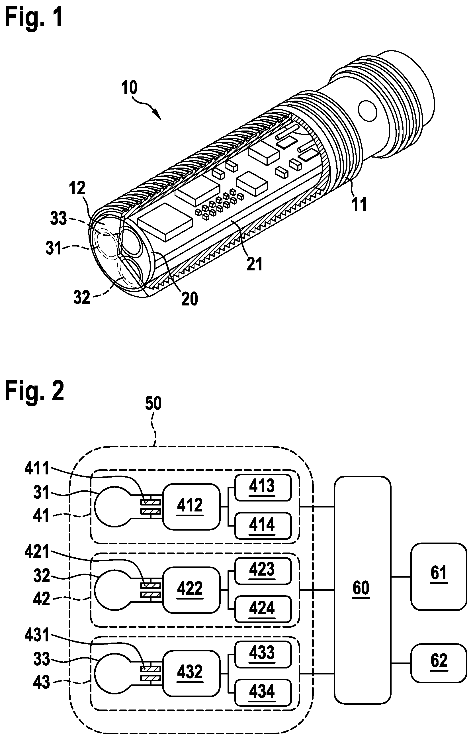 Patent US11815537 — Inductive sensor and method for the operation thereof — Figure 1