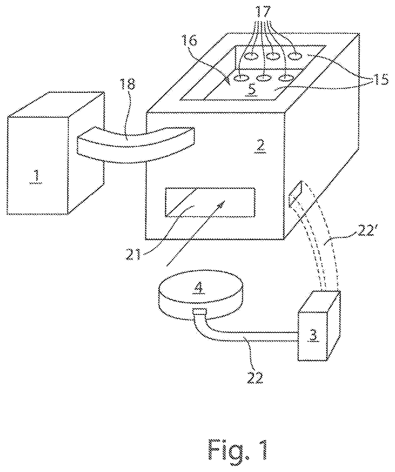 Patent US11815543 Figure 1 – Assembly for checking the functionality of a measuring object