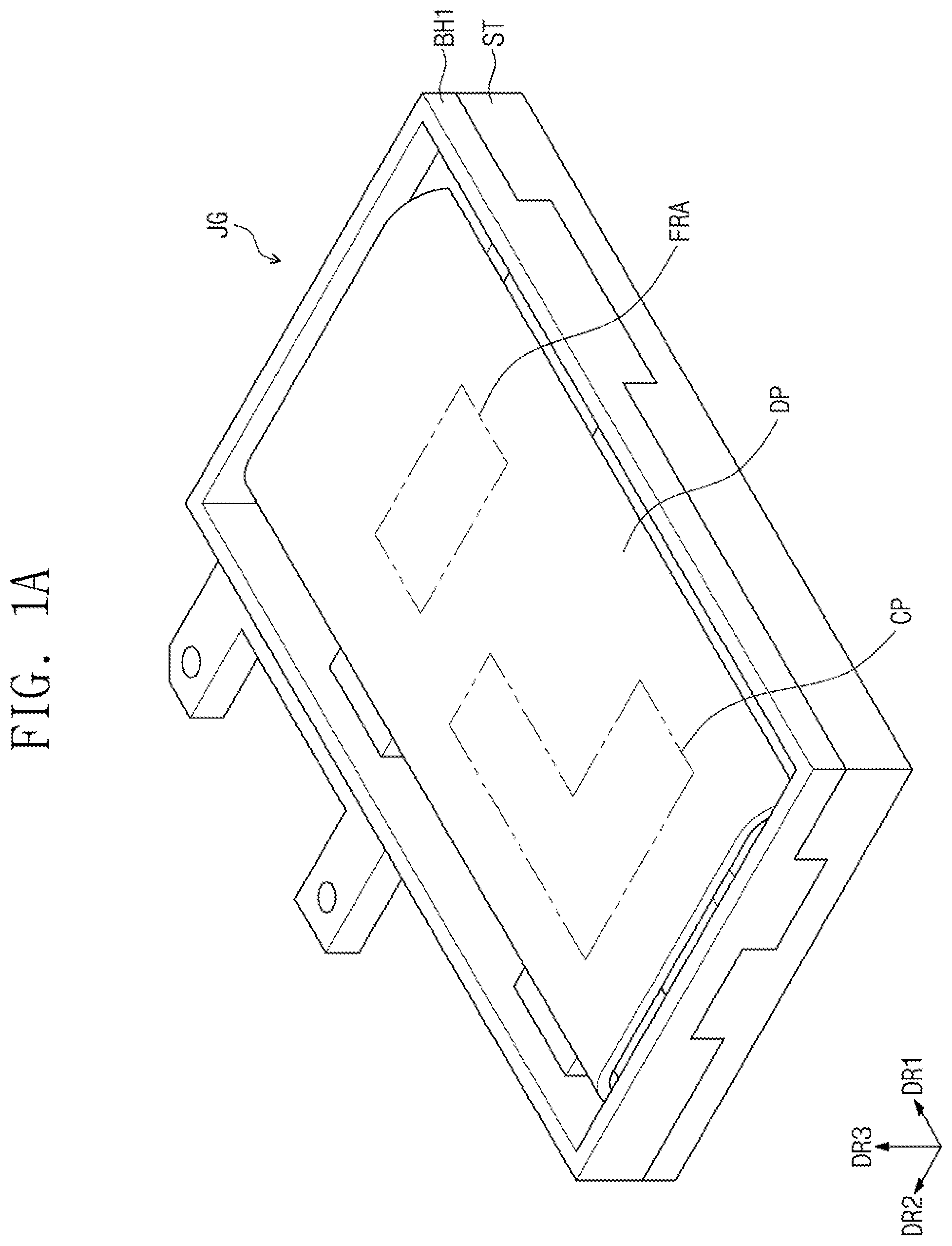 Patent US11815544 — Jig for inspection of display panel — Figure 1
