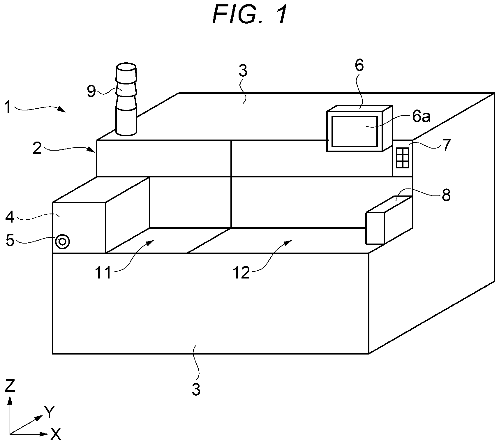 Patent US11815549 — Electronic component handler, electronic component tester, and method of detecting position of pocket — Figure 1