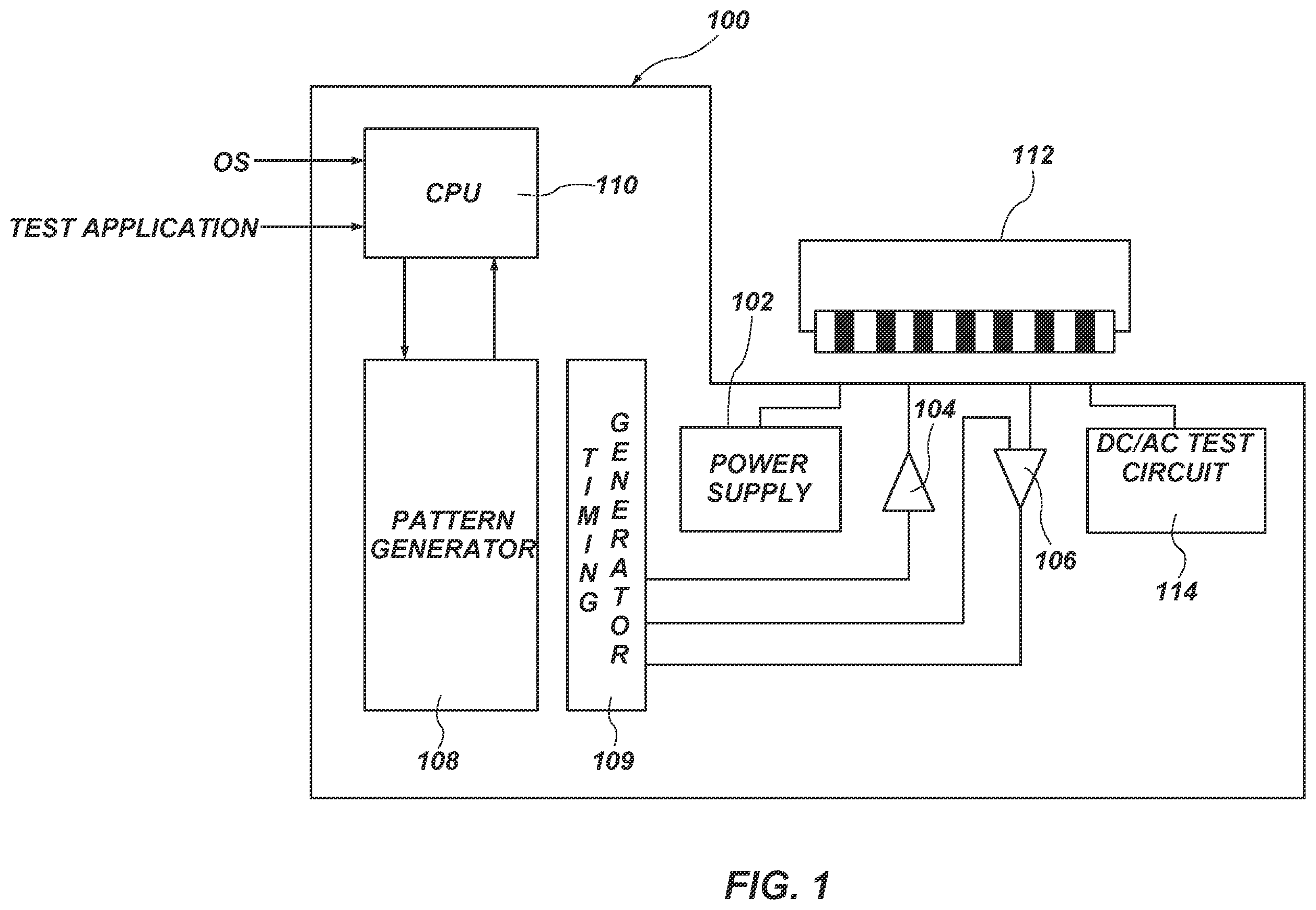 Patent US11815554 — Identifying data valid windows — Figure 1