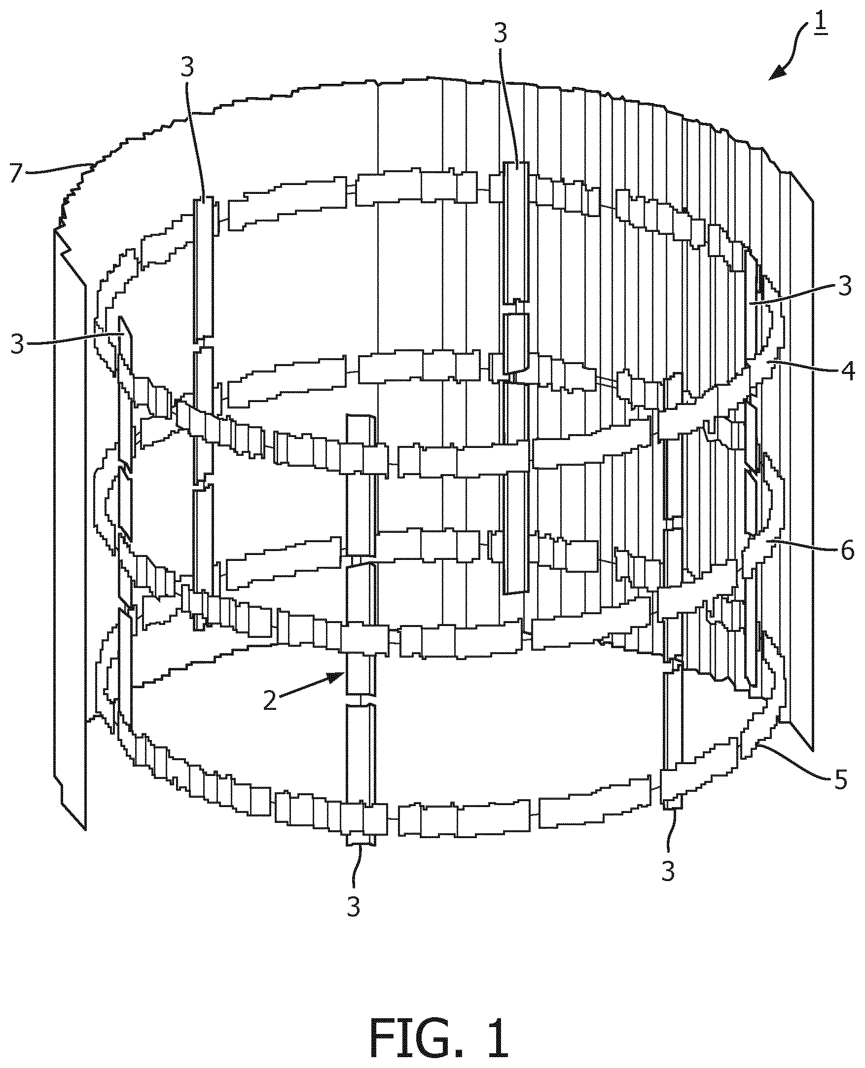 Patent US11815573 — Magnetic resonance volume coil with multiple independent transmit receive channels — Figure 1