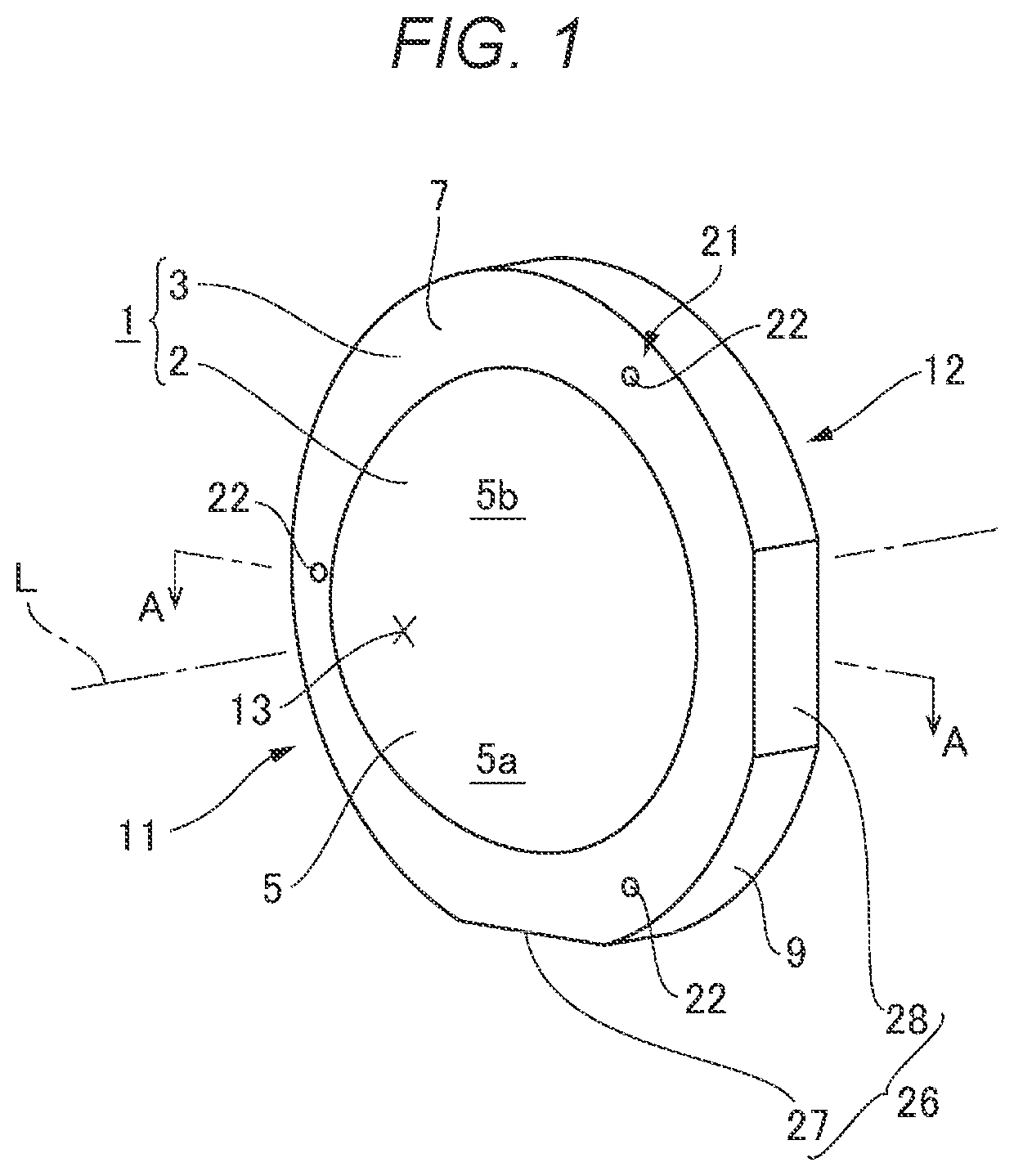 Patent US11815669 Figure 1 – Lens, optical system, projector, and imaging device