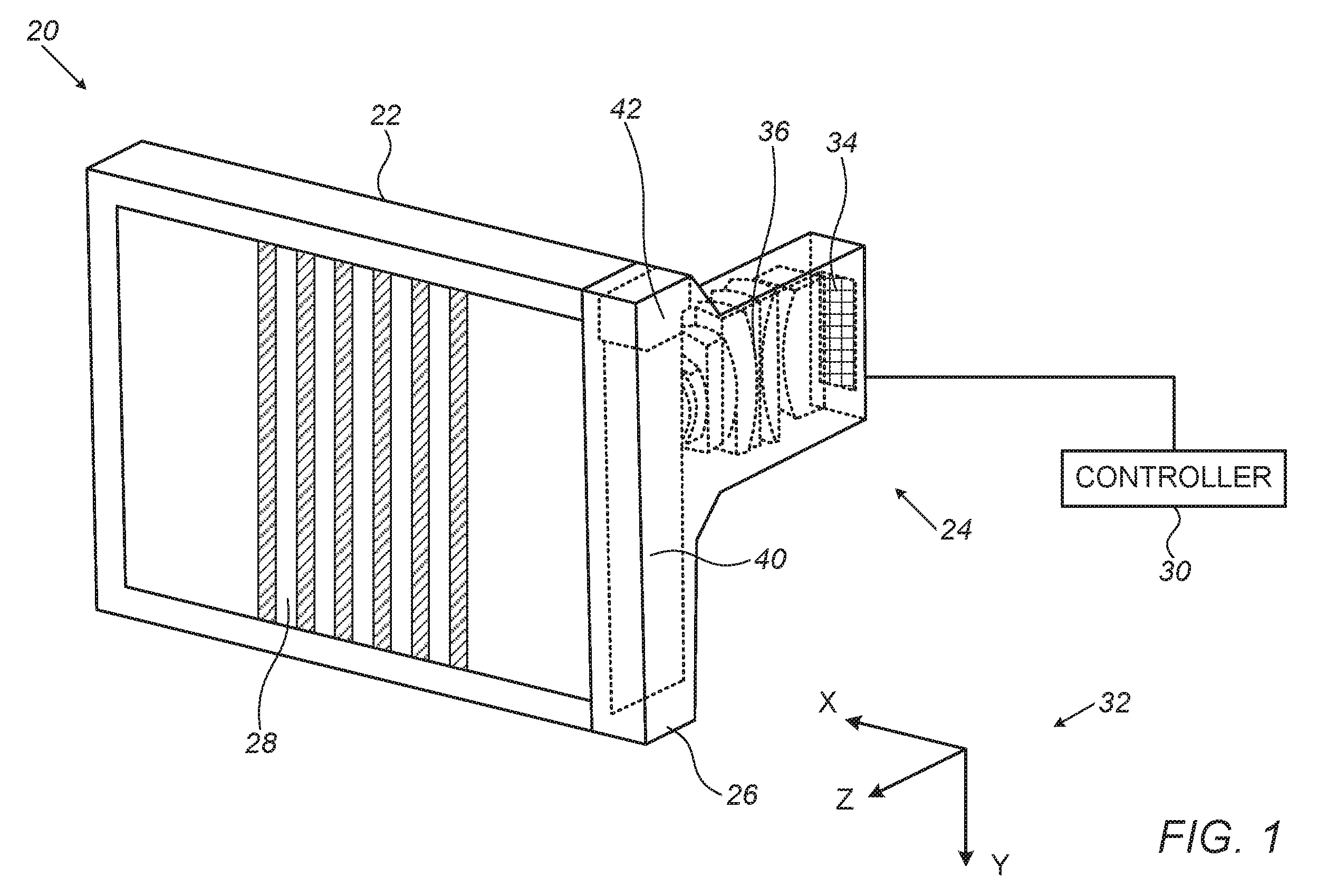 Patent US11815677 — Display using scanning-based sequential pupil expansion — Figure 1