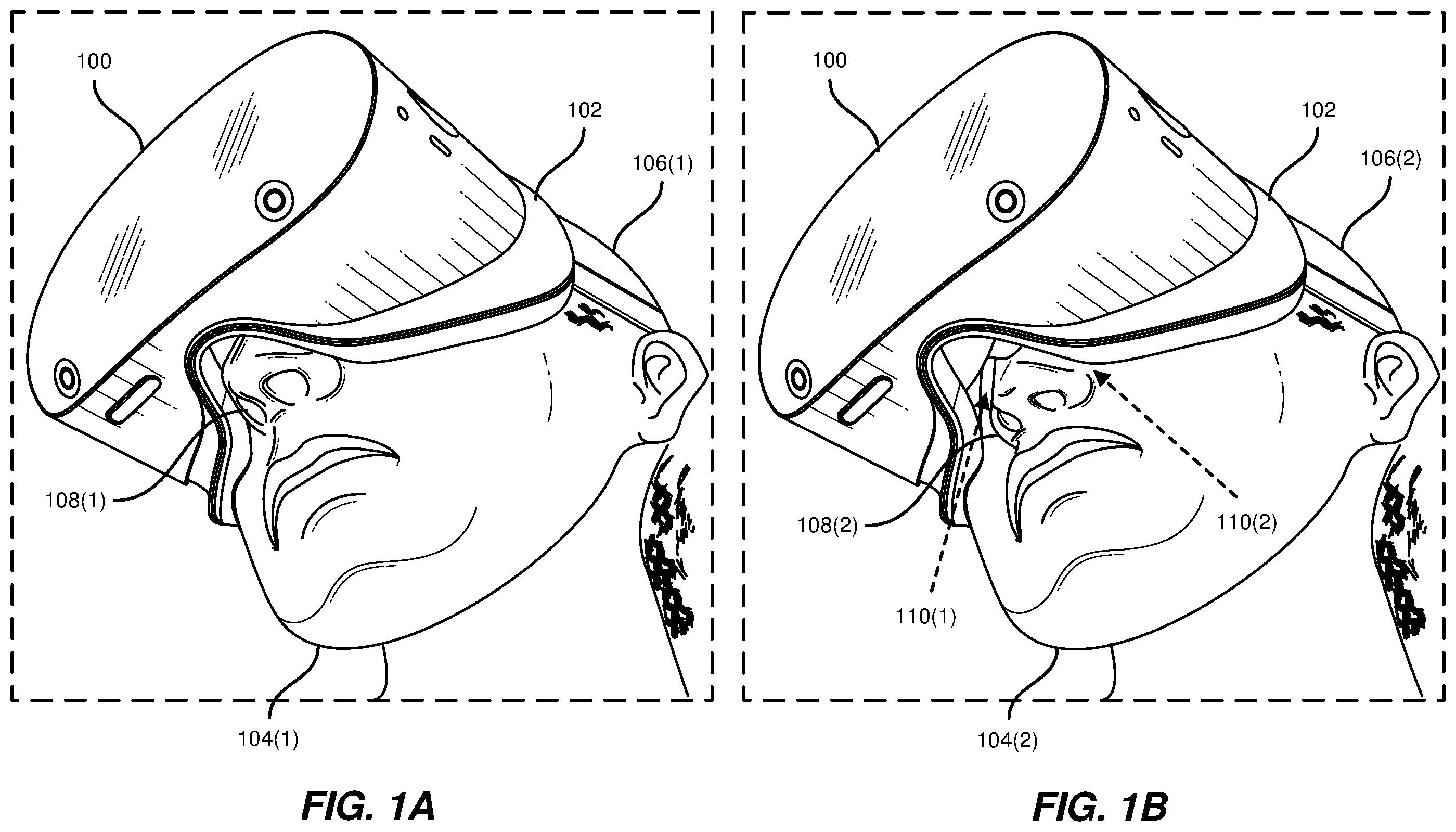 Patent US11815692 — Apparatus, system, and method for blocking light from eyecups — Figure 1