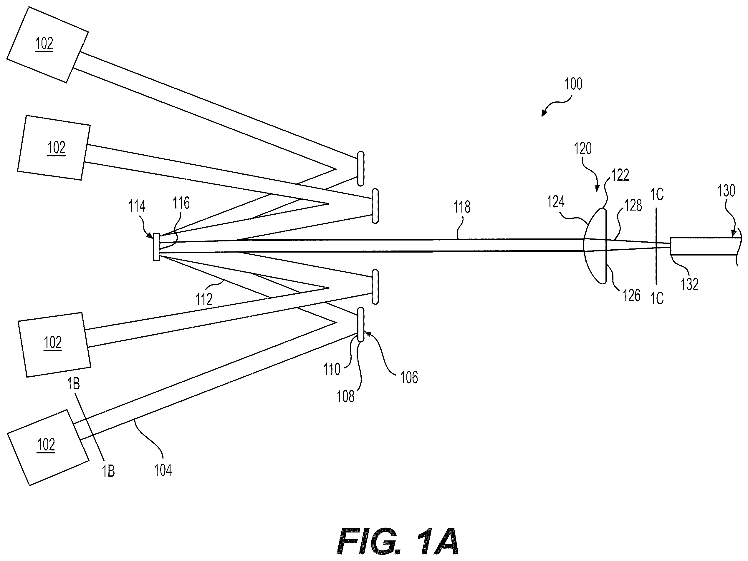 Patent US11815697 — Apparatus and methodology for reshaping a laser beam — Figure 1
