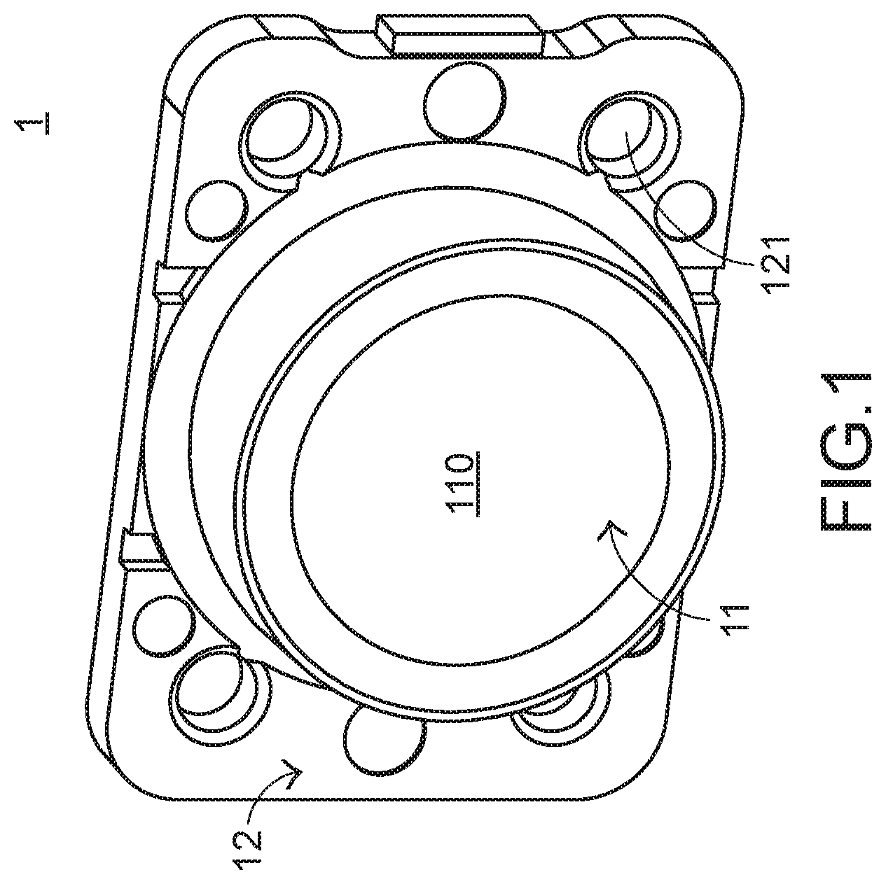 Patent US11815700 — Optical lens assembly — Figure 1