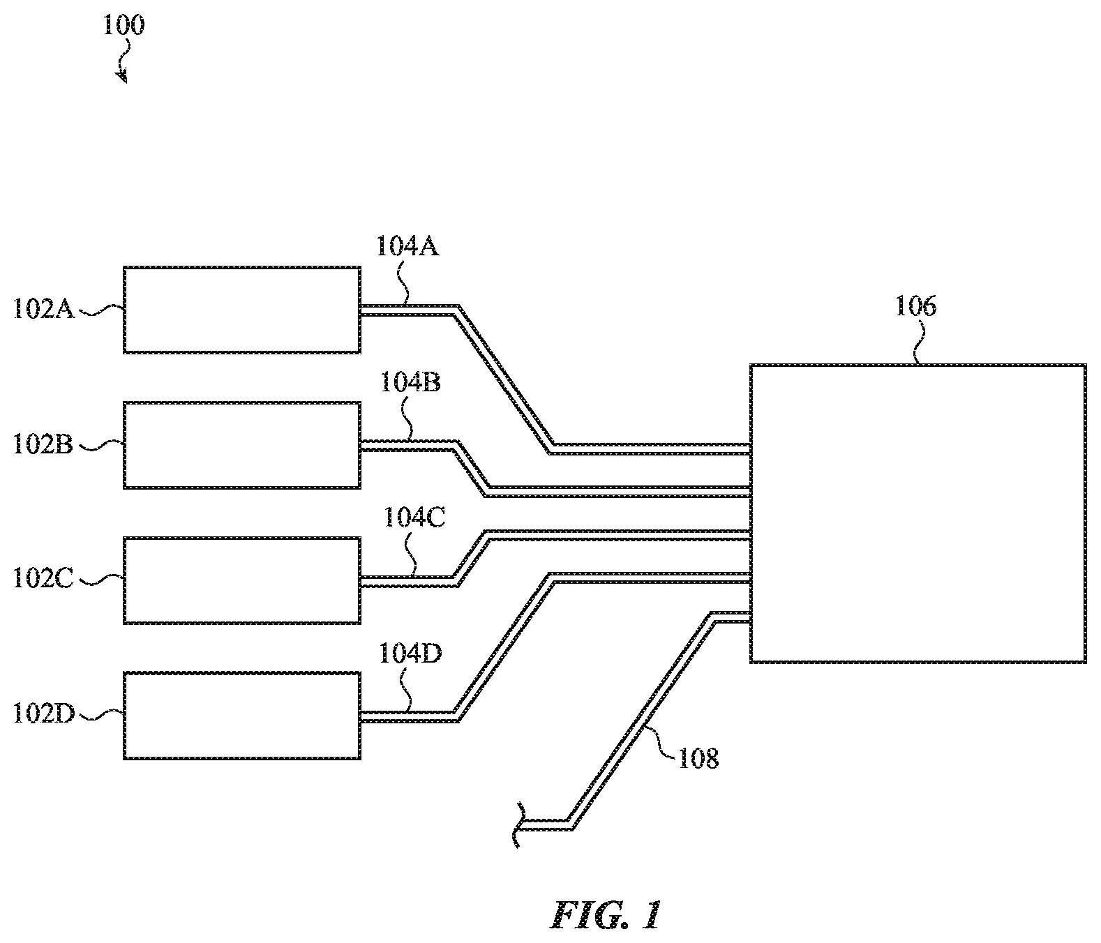 Patent US11815719 Figure 1 – Wavelength agile multiplexing