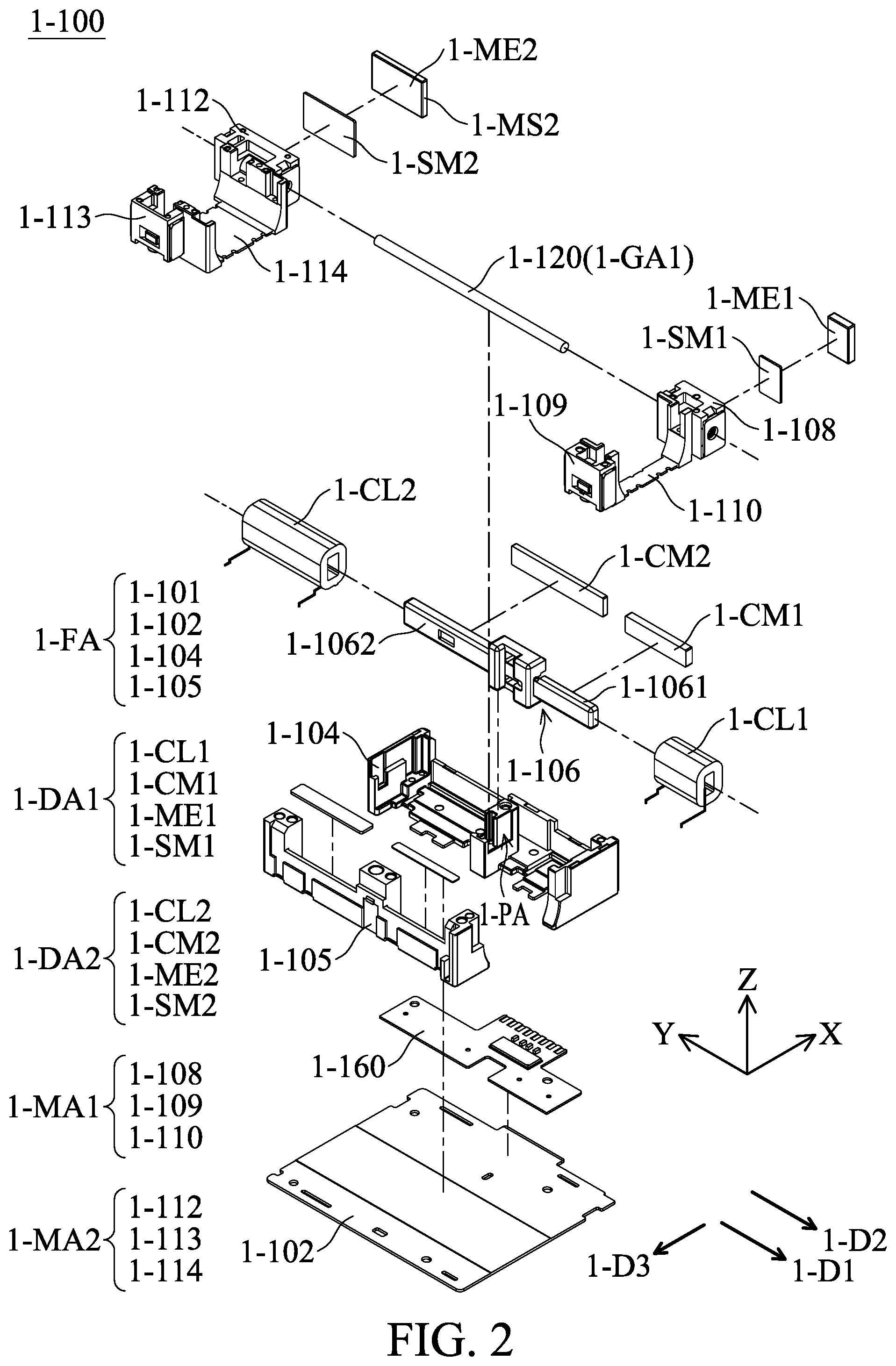 Patent US11815736 Figure 2 – Optical element driving mechanism