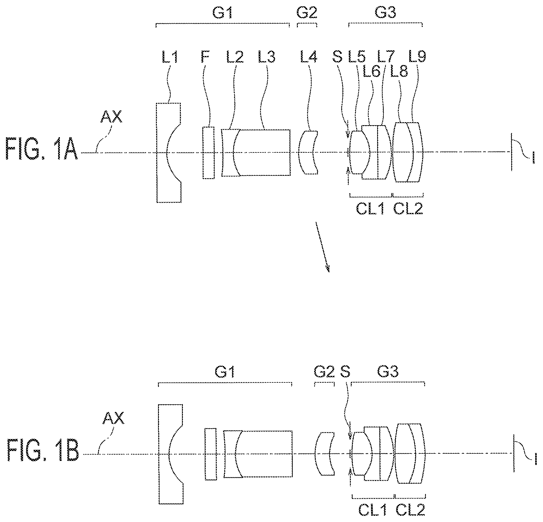 Patent US11815739 — Endoscope optical system, endoscope, image pickup unit and endoscope insertion device — Figure 1