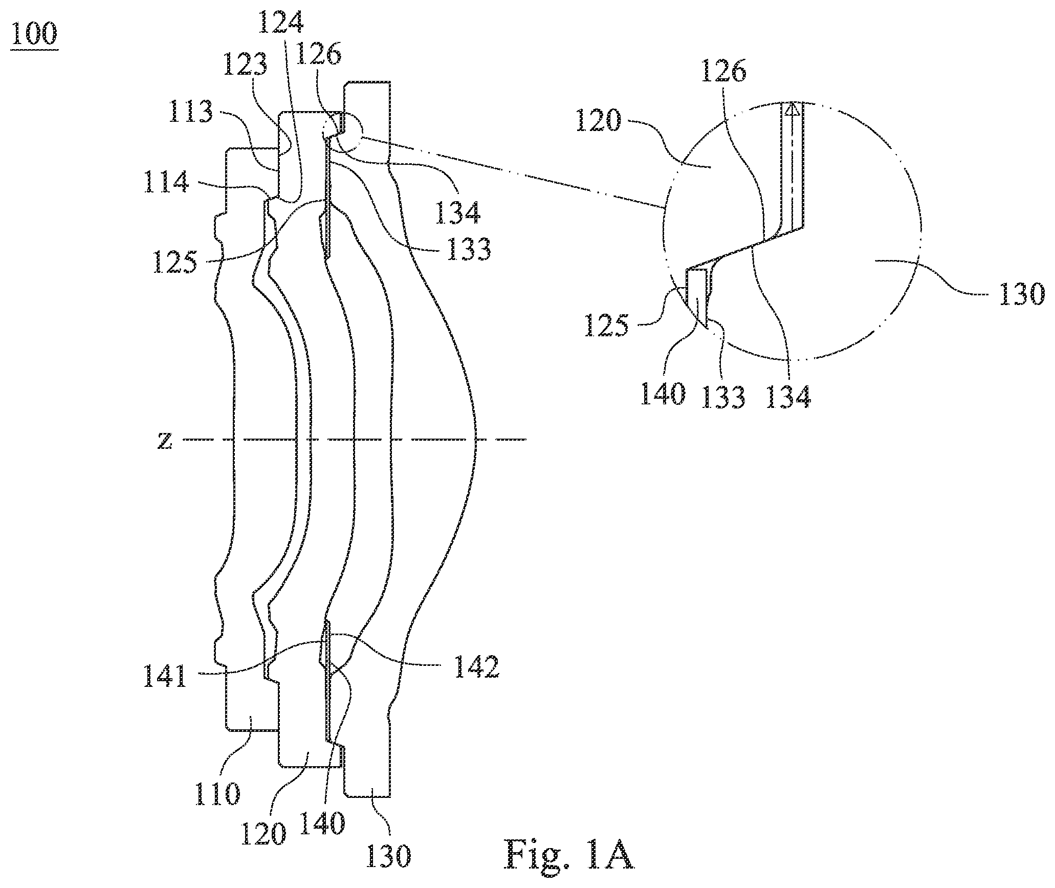 Patent US11815740 — Imaging lens set with plastic lens element, imaging lens module and electronic device — Figure 1