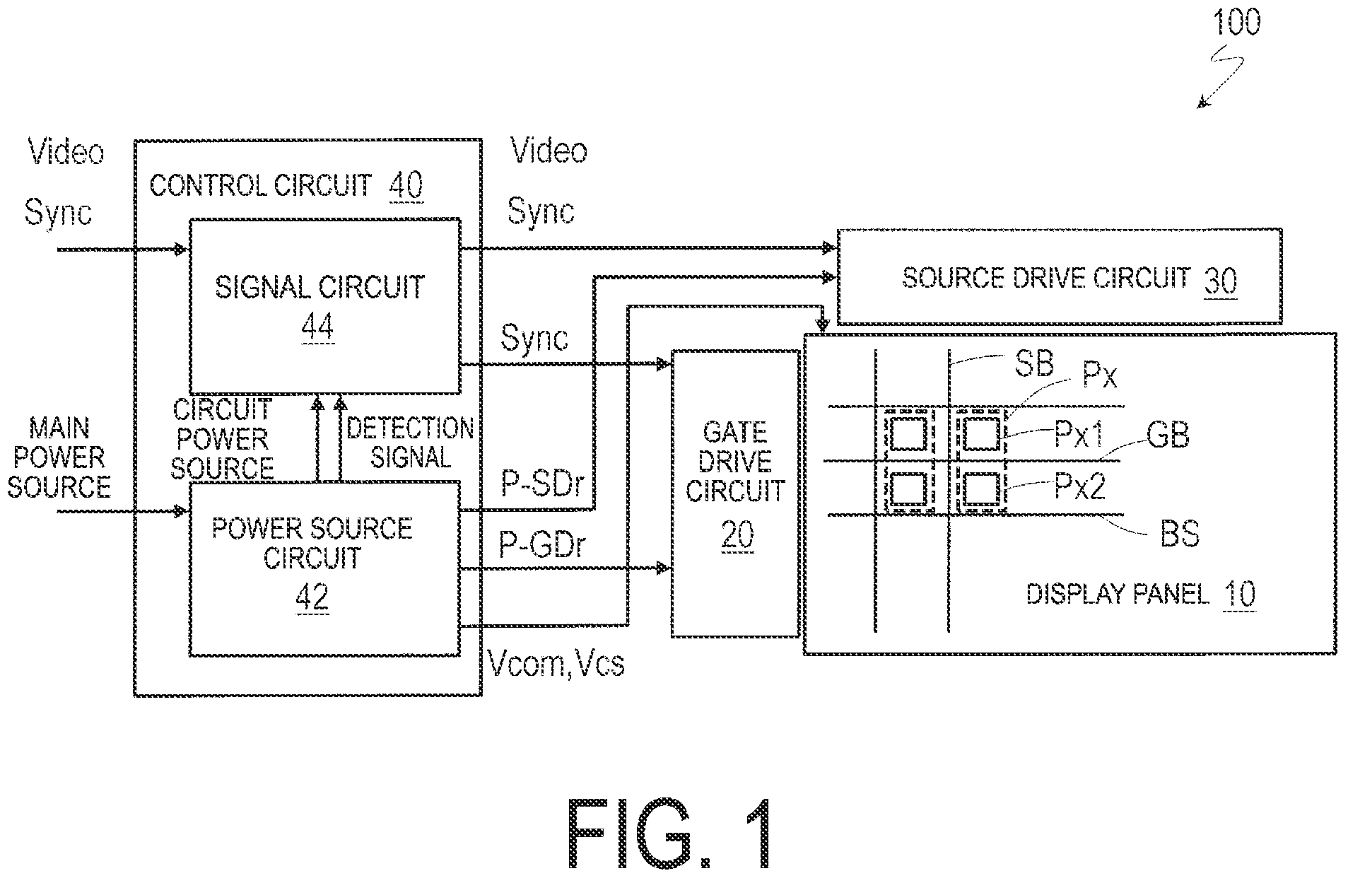 Patent US11815753 — Liquid crystal display apparatus and driving method of the same — Figure 1
