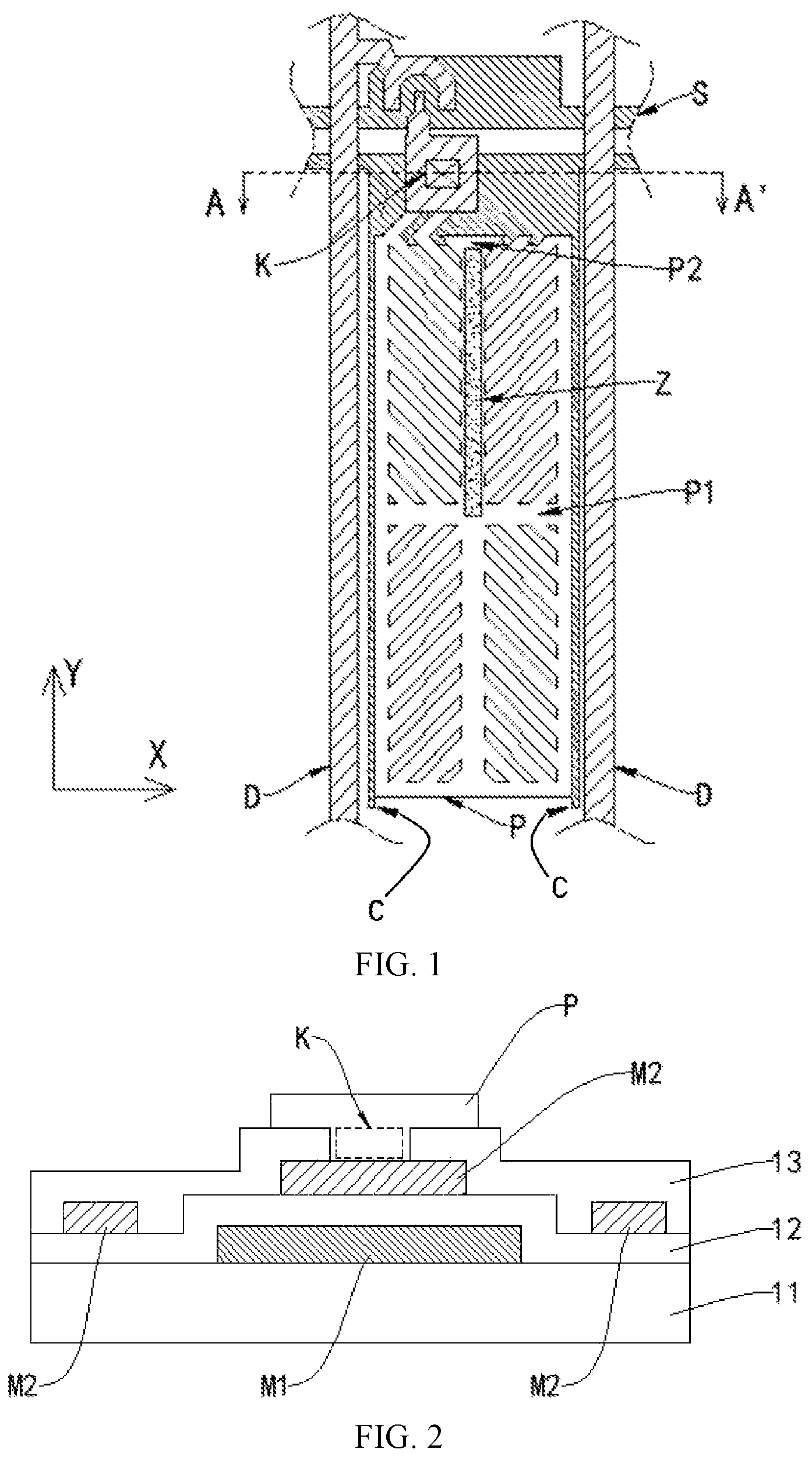 Patent US11815757 — Liquid crystal display panel — Figure 1