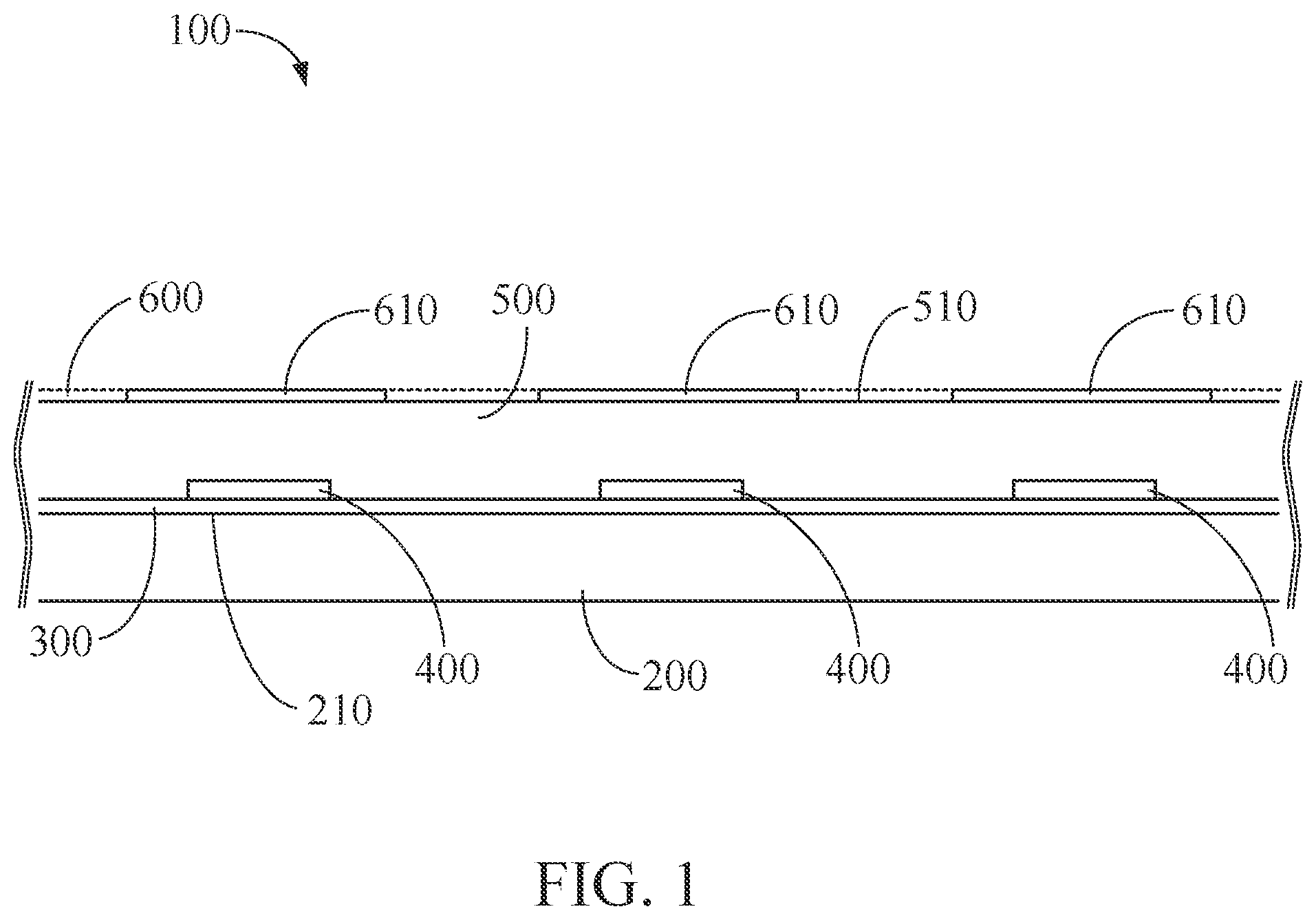 Patent US11815762 — Backlight module — Figure 1