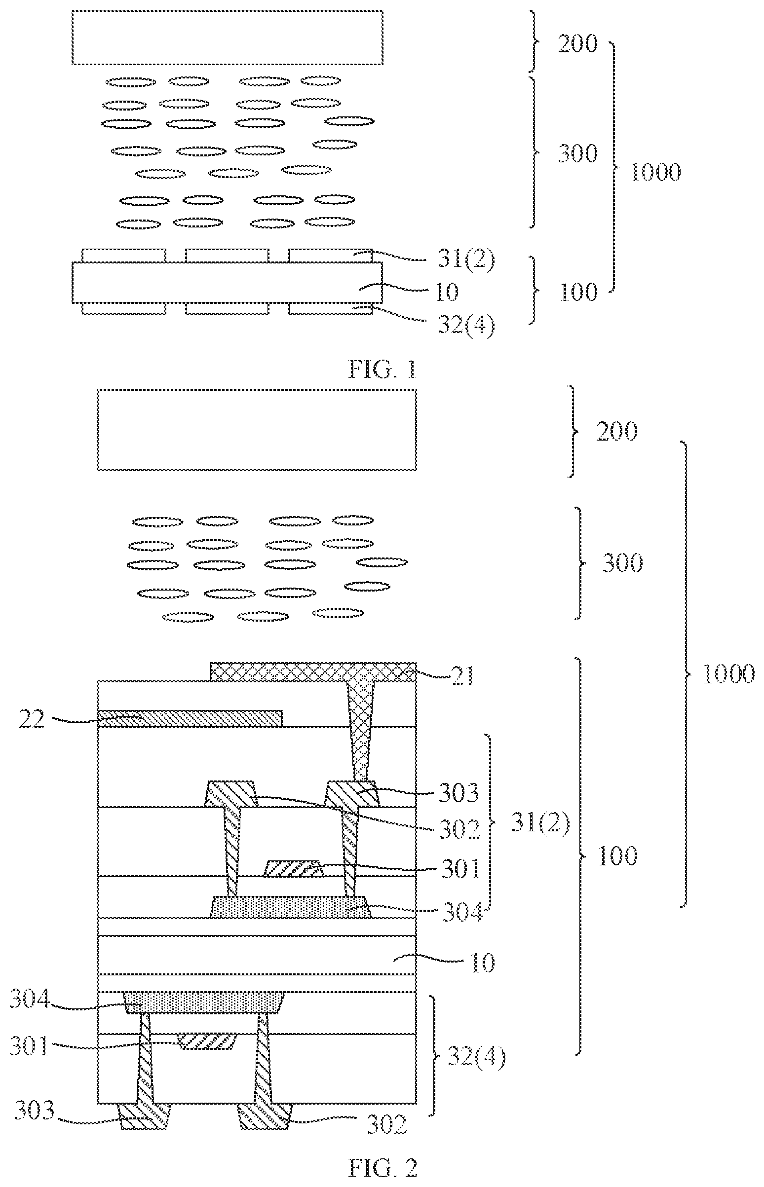 Patent US11815765 — Display panel and display device — Figure 1