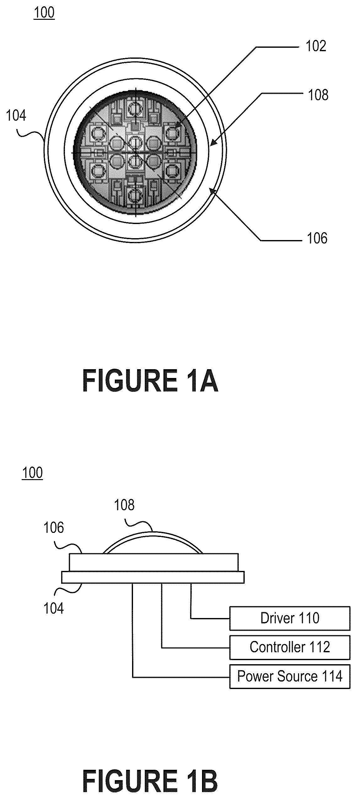 Patent US11815789 — Full-spectrum flash for electronic devices — Figure 1