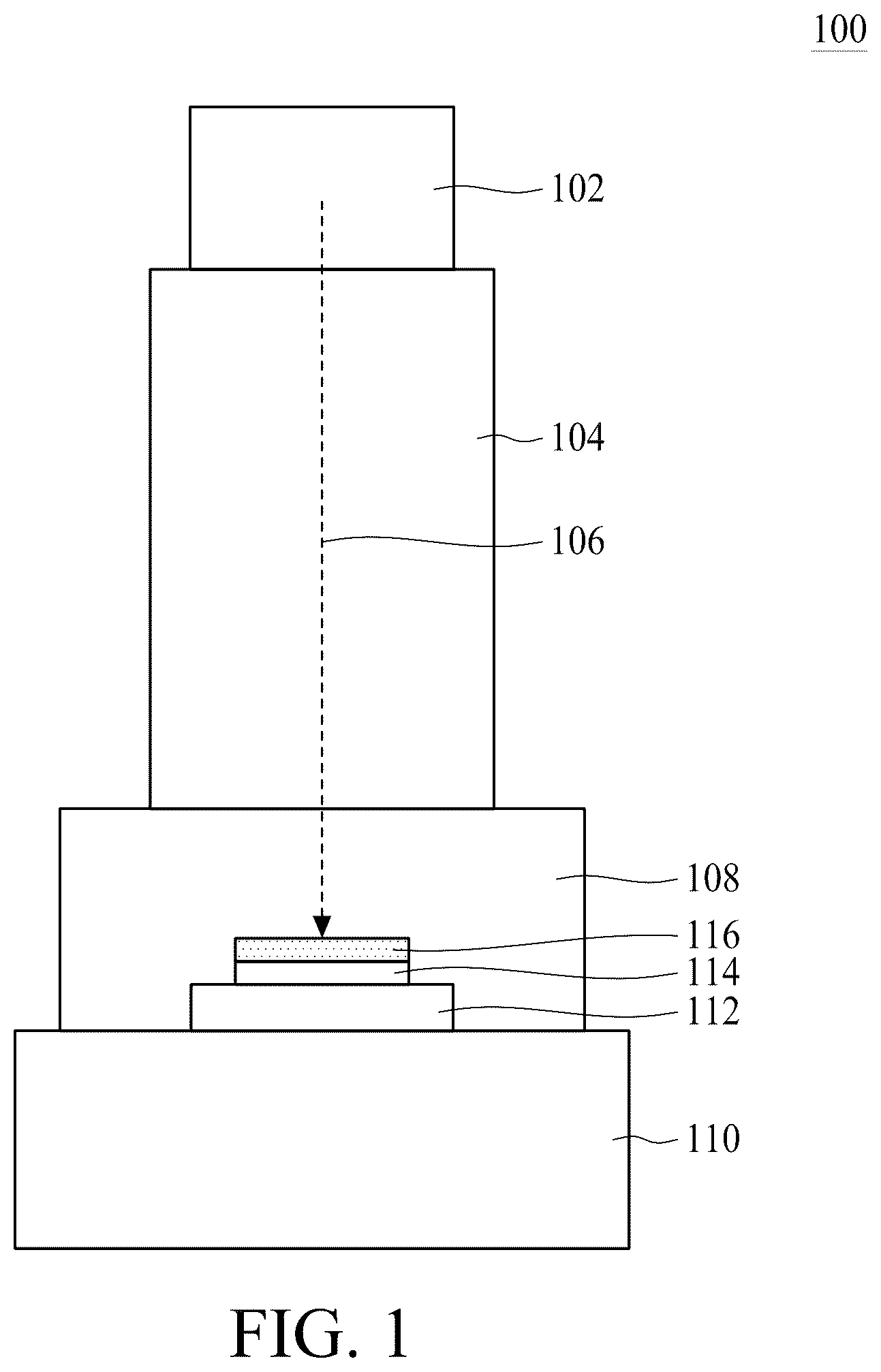 Patent US11815802 — Photomask repairing method and system thereof — Figure 1