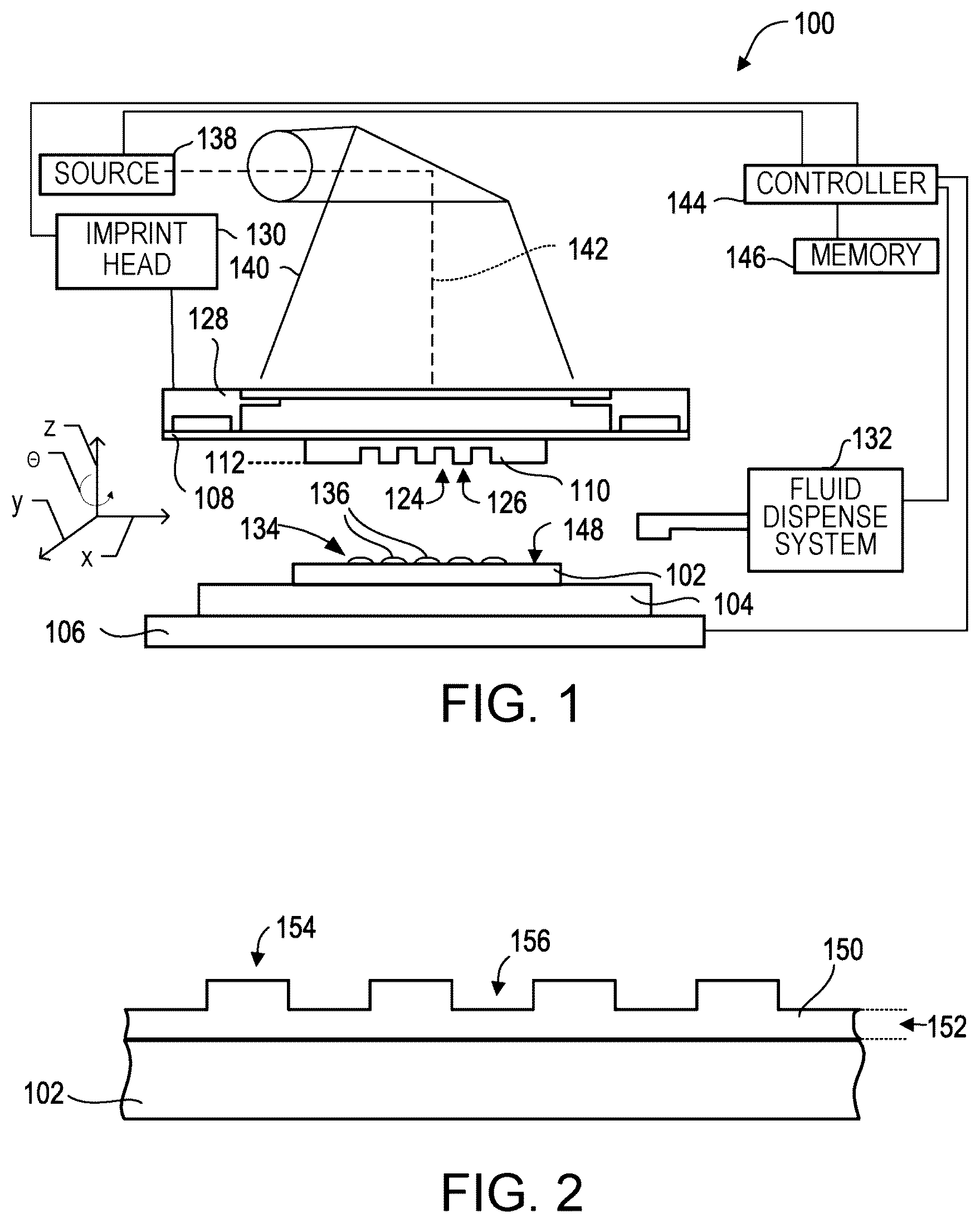 Patent US11815811 Figure 1 – Magnification ramp scheme to mitigate template slippage