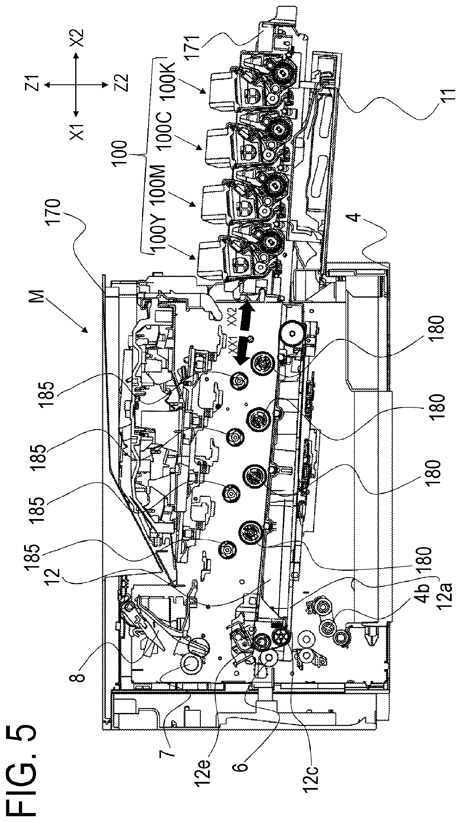 Patent US11815826 Figure 5 – Developing unit