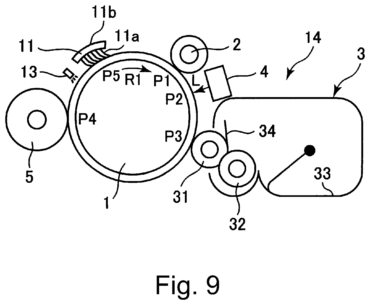 Patent US11815827 Figure 9 – Image forming apparatus