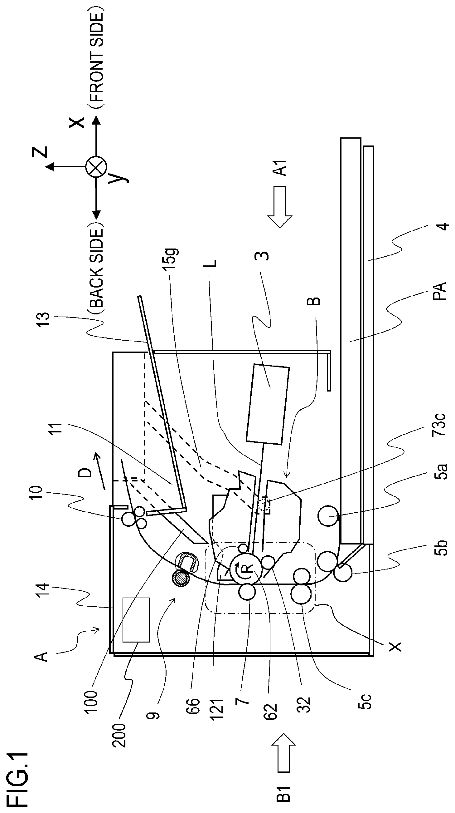 Patent US11815829 — Image forming apparatus — Figure 1