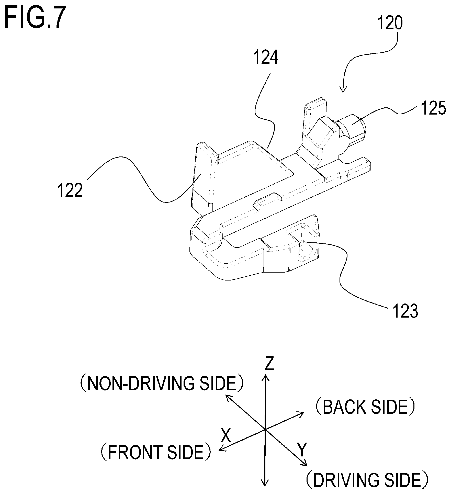 Patent US11815829 Figure 7 – Image forming apparatus