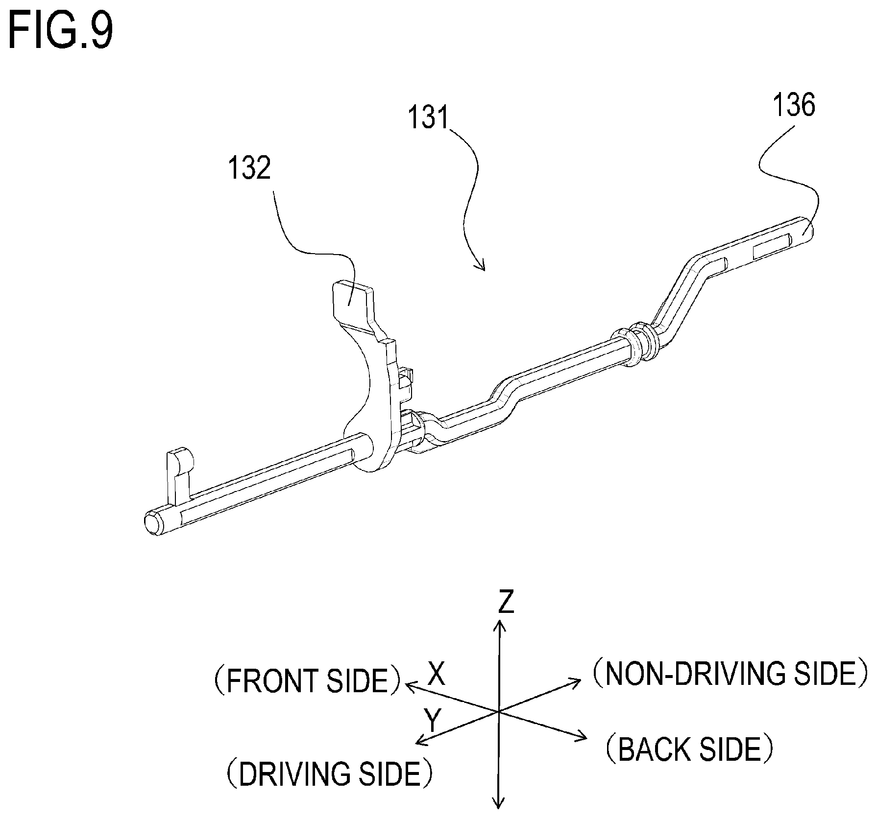 Patent US11815829 Figure 9 – Image forming apparatus