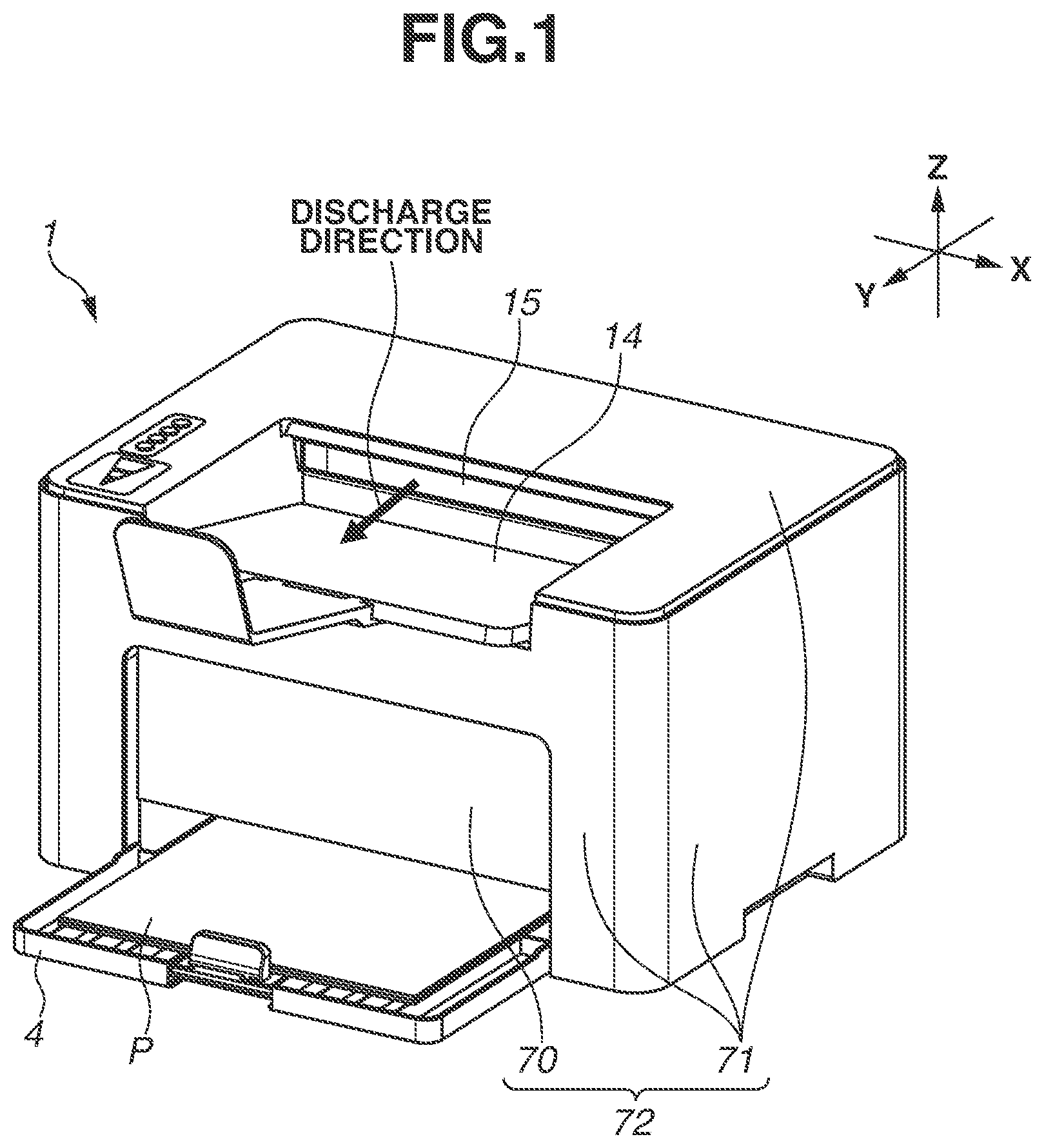 Patent US11815832 — Image forming apparatus comprising development unit for receiving replenishment container and retractable support for supporting the development unit — Figure 1