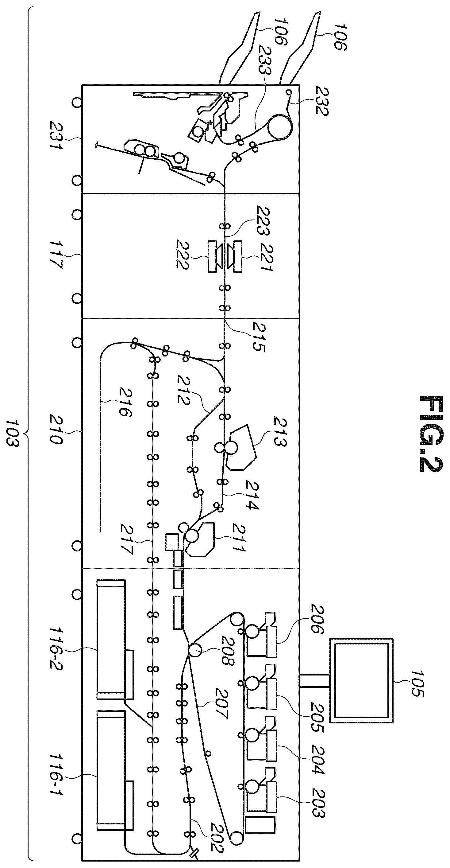 Patent US11815837 Figure 2 – Printing system, method, and storage medium