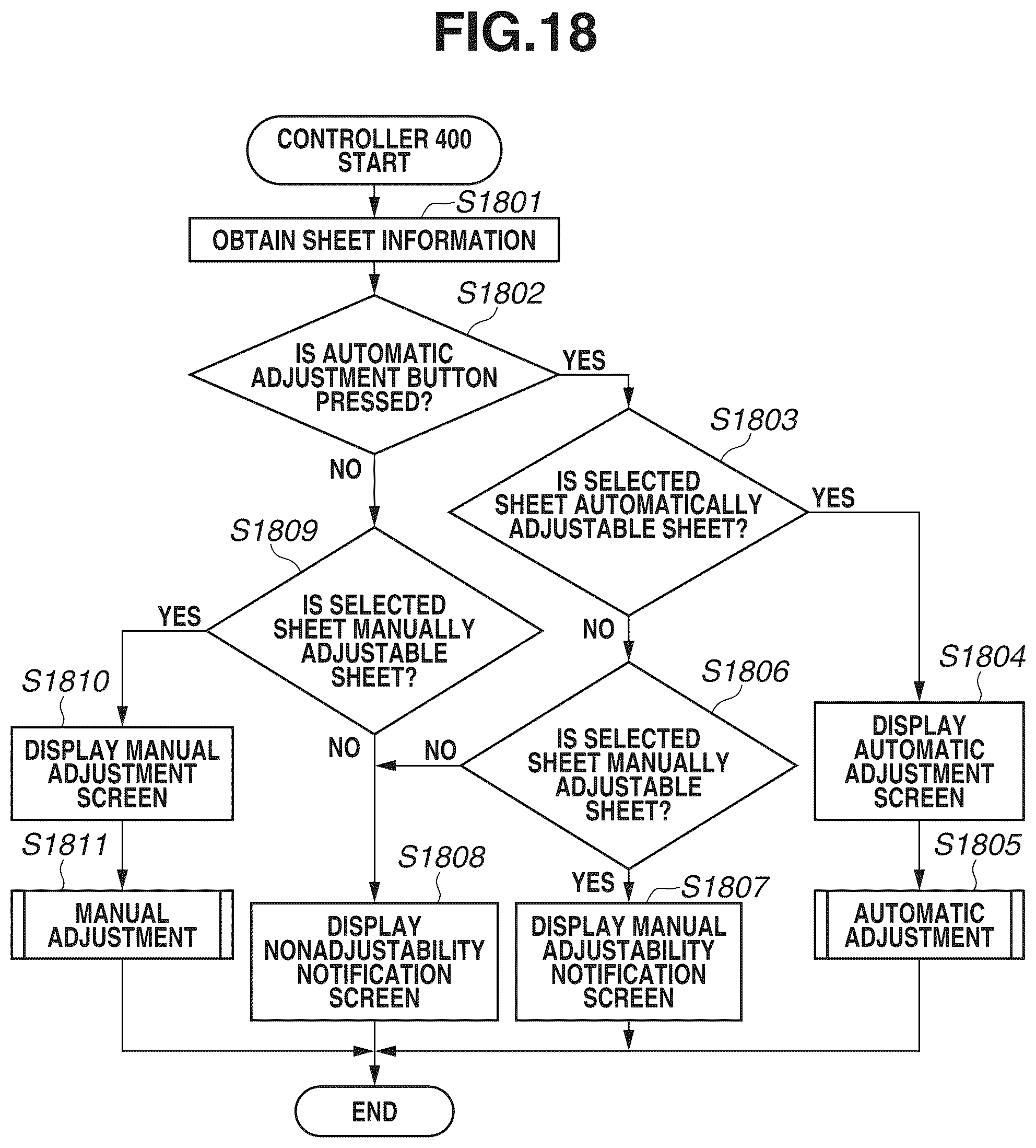 Patent US11815837 Figure 19 – Printing system, method, and storage medium
