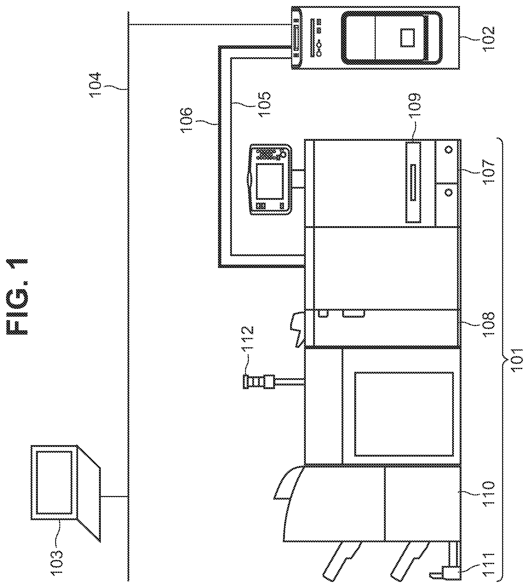 Patent US11815843 — Image forming apparatus and control method of image forming apparatus — Figure 1