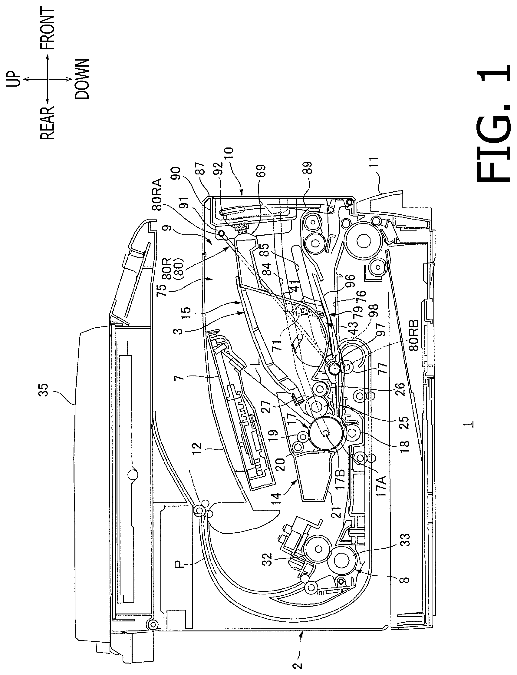 Patent US11815846 — Image forming apparatus — Figure 1