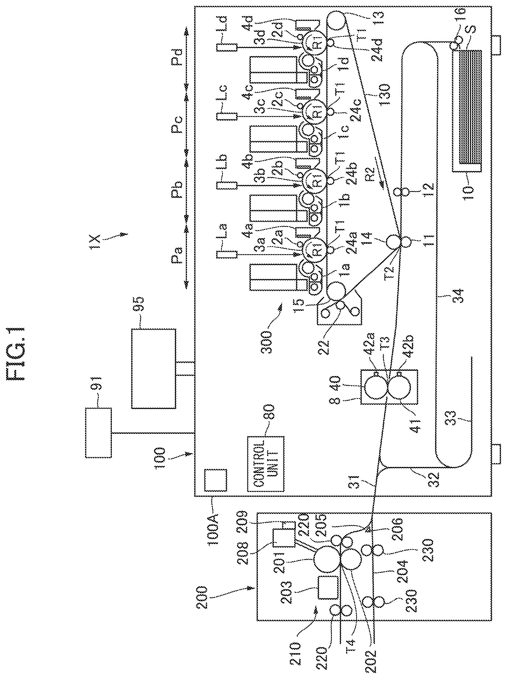 Patent US11815850 — Image forming system — Figure 1