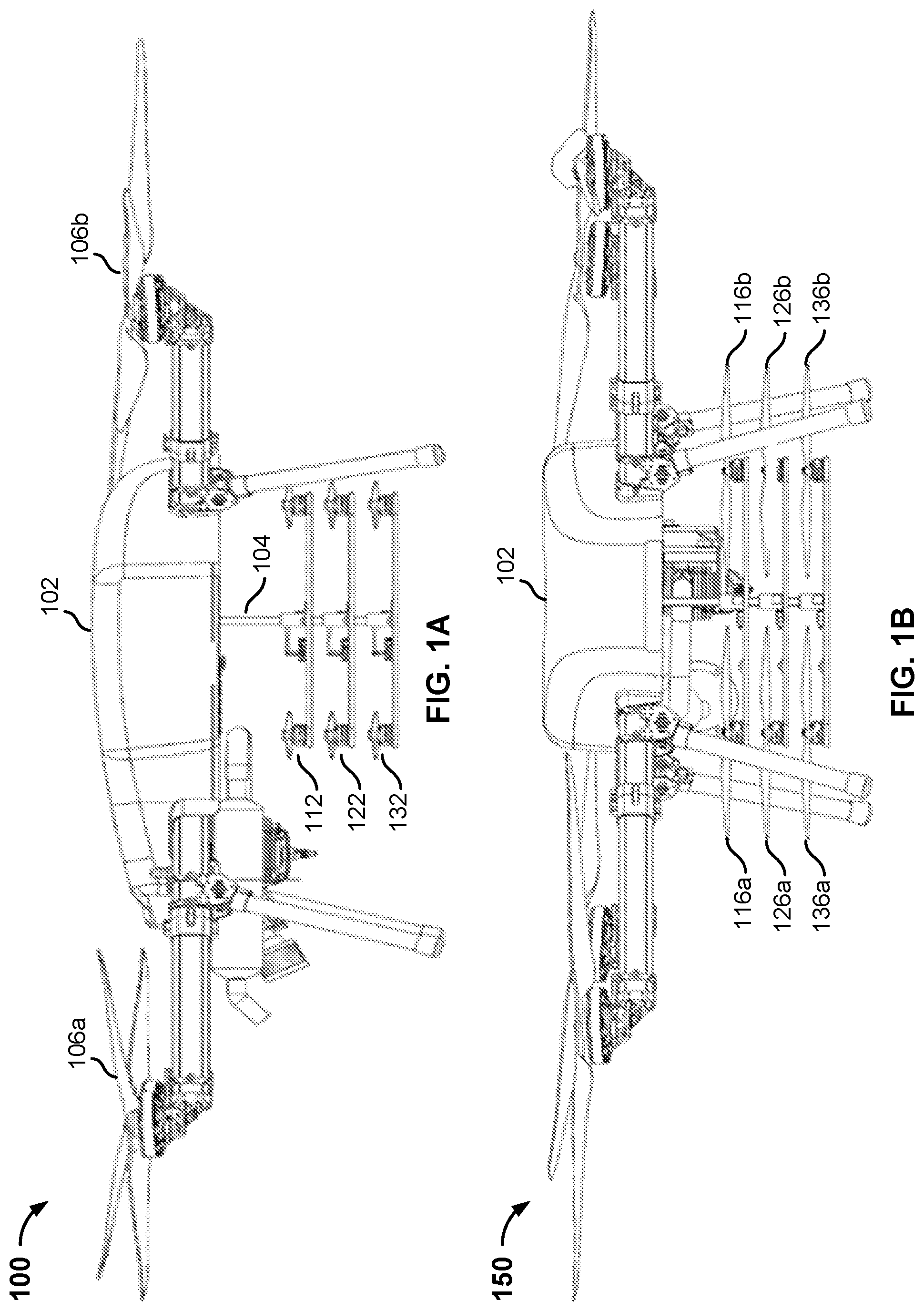 Patent US11815888 Figure 1 – Deployment mechanism, communication and operation for a host-parasite drone system
