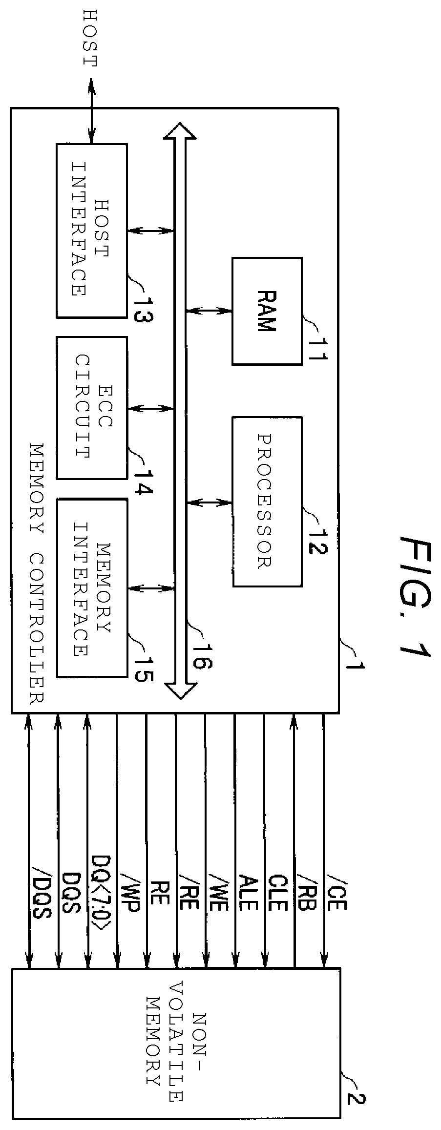 Patent US11815925 — Power source circuit, input and output circuit, semiconductor storage device, and power supply control method — Figure 1