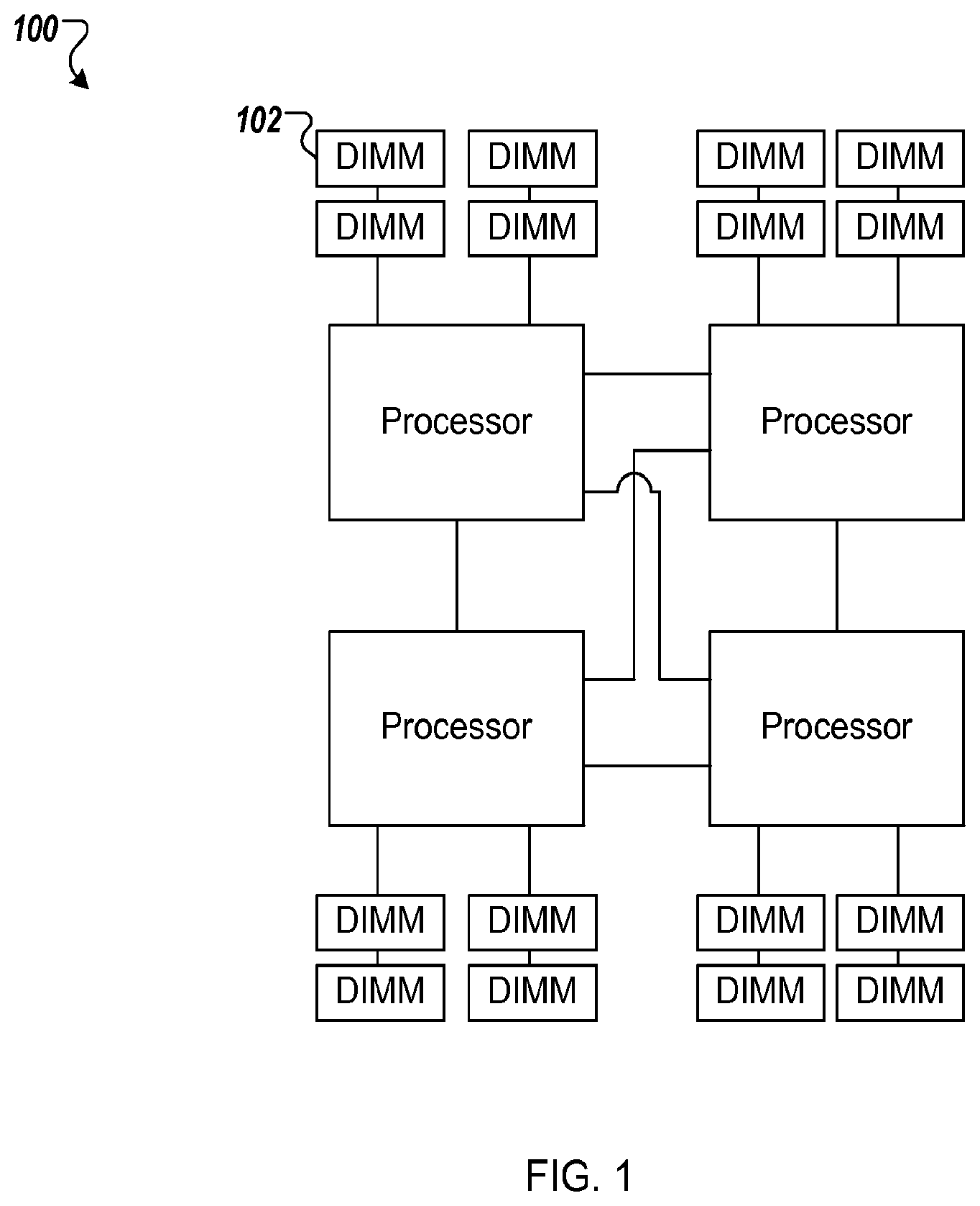 Patent US11815940 — Dynamic random access memory (DRAM) component for high-performance, high-capacity registered memory modules — Figure 1