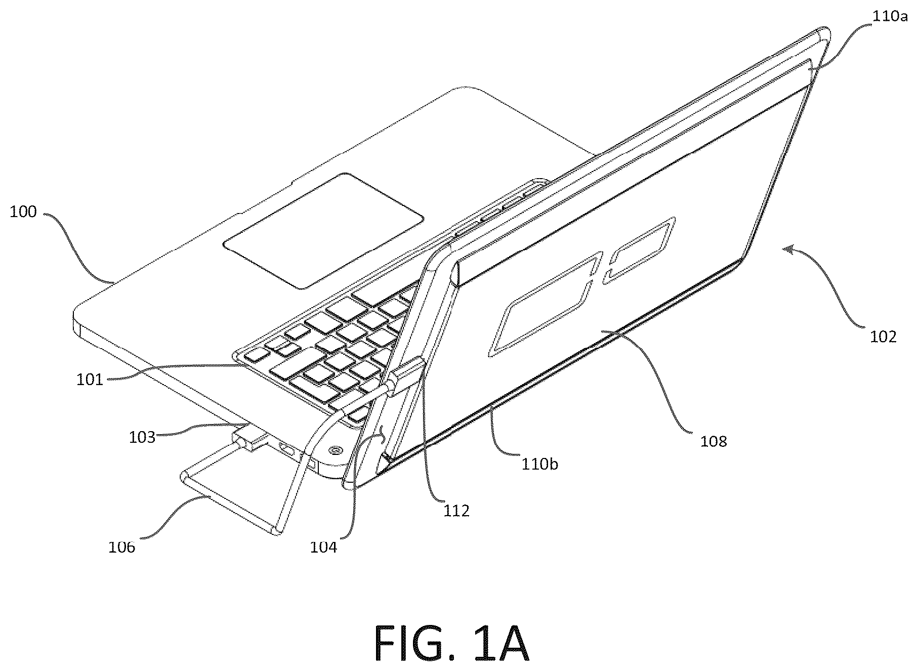 Patent US11815953 — Auxiliary monitor system — Figure 1